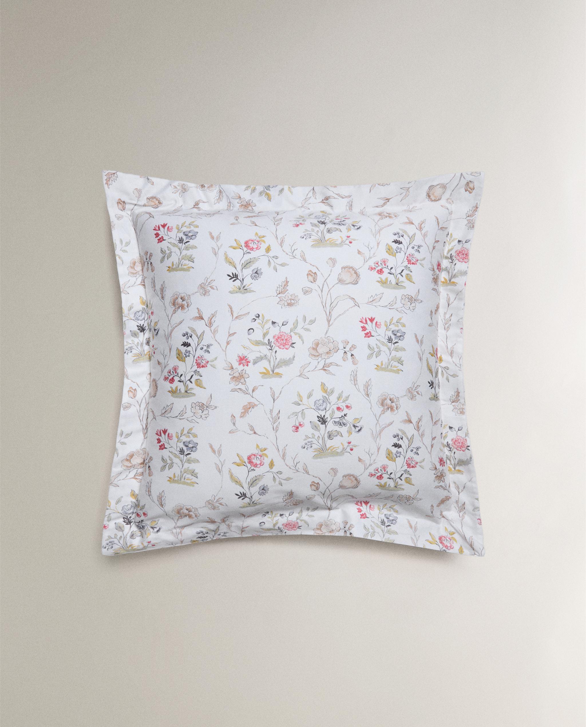 FLORAL SATEEN PILLOWCASE product thumbnail 2