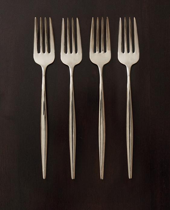 PACK OF FORKS WITH THIN HANDLES (PACK OF 4) PACK OF FORKS WITH THIN HANDLES (PACK OF 4)