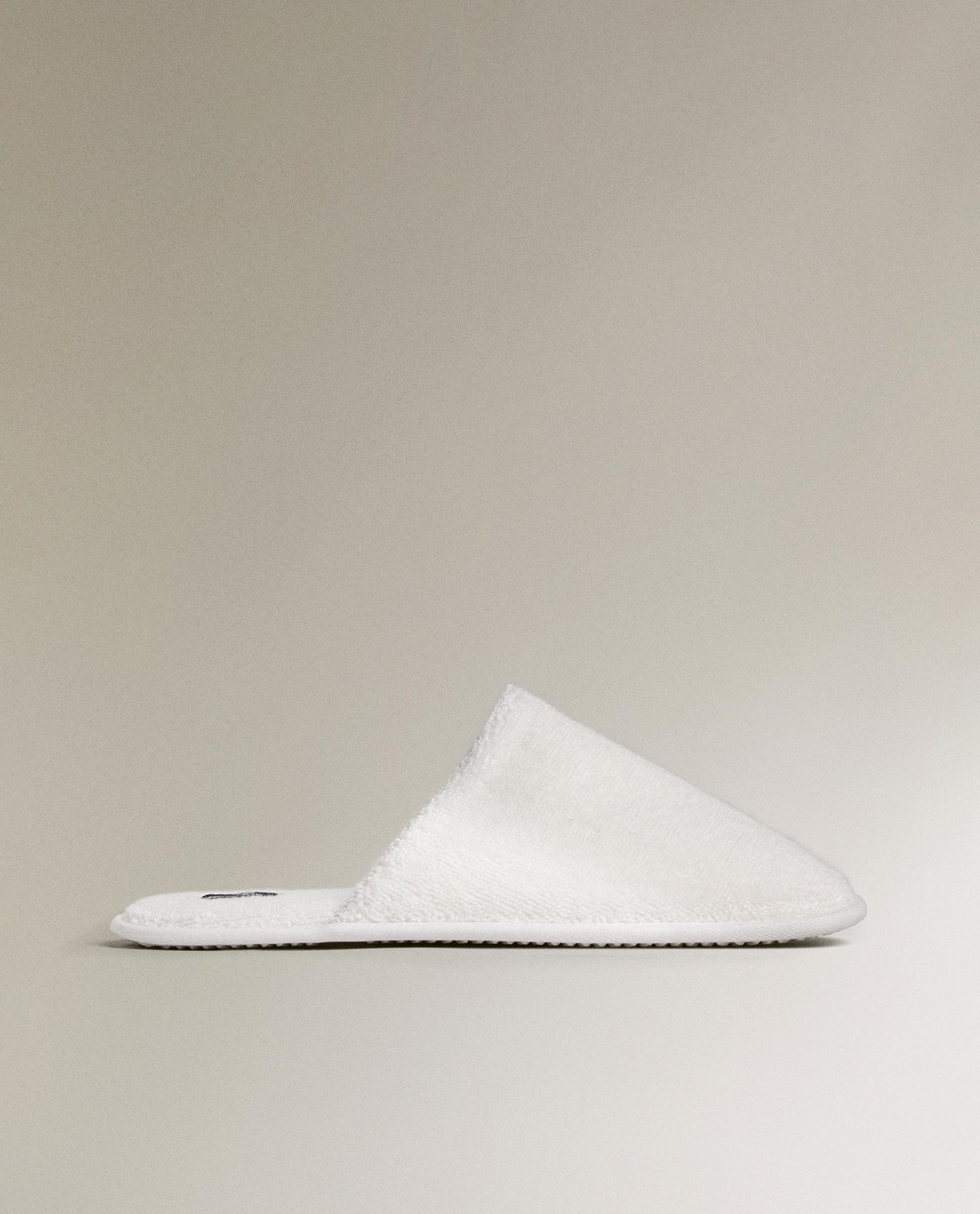 TERRYCLOTH SLIPPERS WITH PIPING | Zara Home United States of