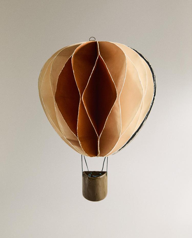 GEKLEURDE PAPIEREN WANDBALLON (12 CM) GEKLEURDE PAPIEREN WANDBALLON (12 CM)