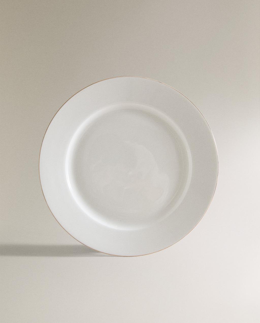 ASSIETTE PLATE PORCELAINE BONE CHINA BORD ASSIETTE PLATE PORCELAINE BONE CHINA BORD