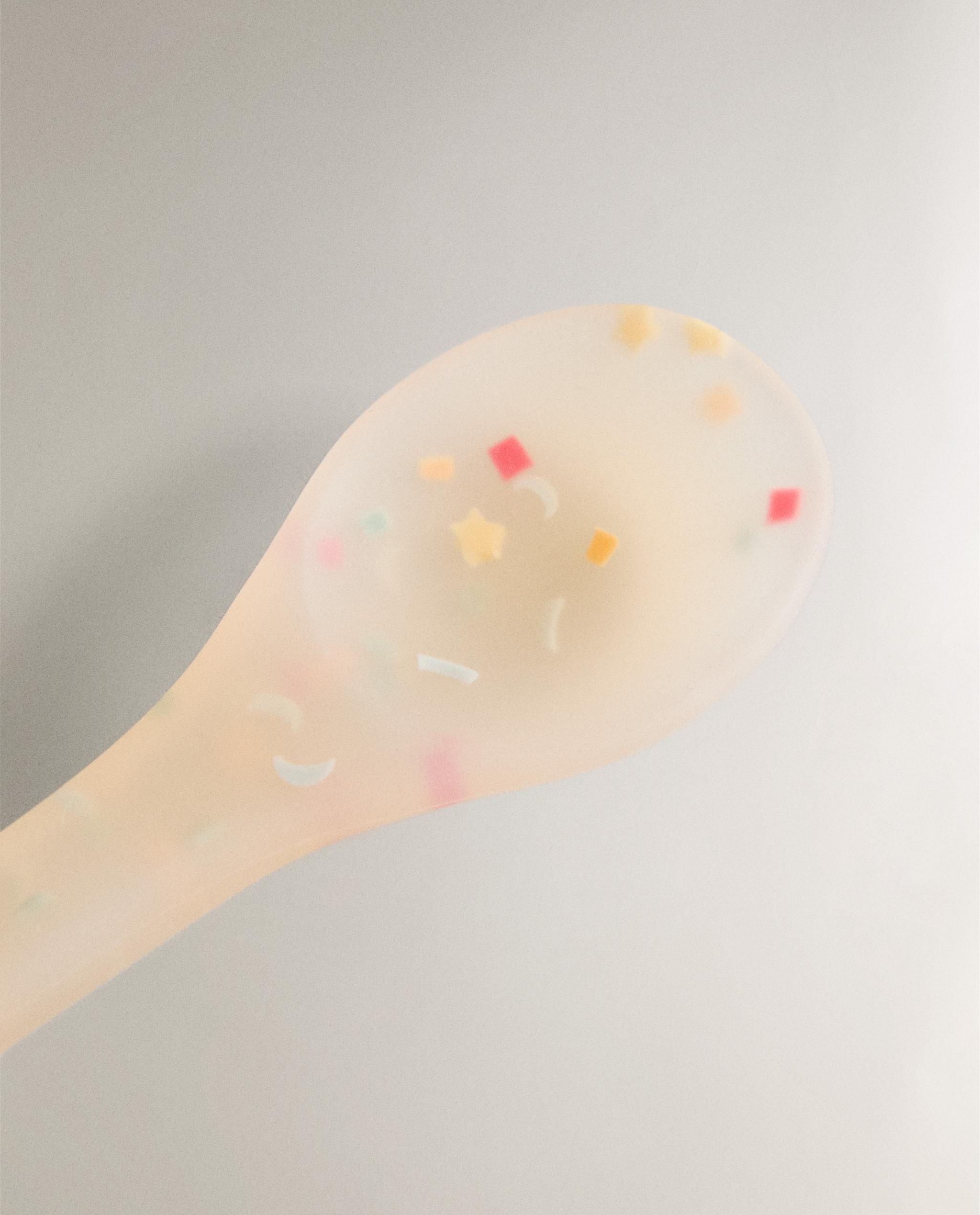 KIDS' SILICONE CONFETTI SPOON product thumbnail 2