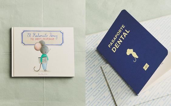 LIBRO INFANTIL RATONCITO PÉREZ Y PASAPORTE DENTAL