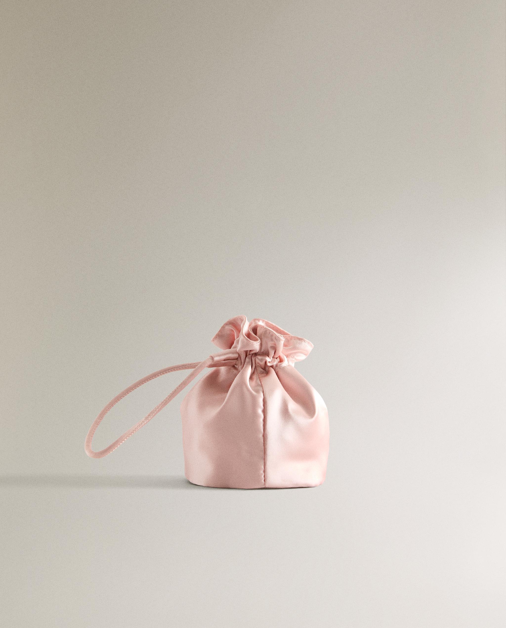 A. SKG Pink Lemonade × A.Zara Michelle⑥ ミニ サテン バケットバッグ | Zara Home 日本/Japan