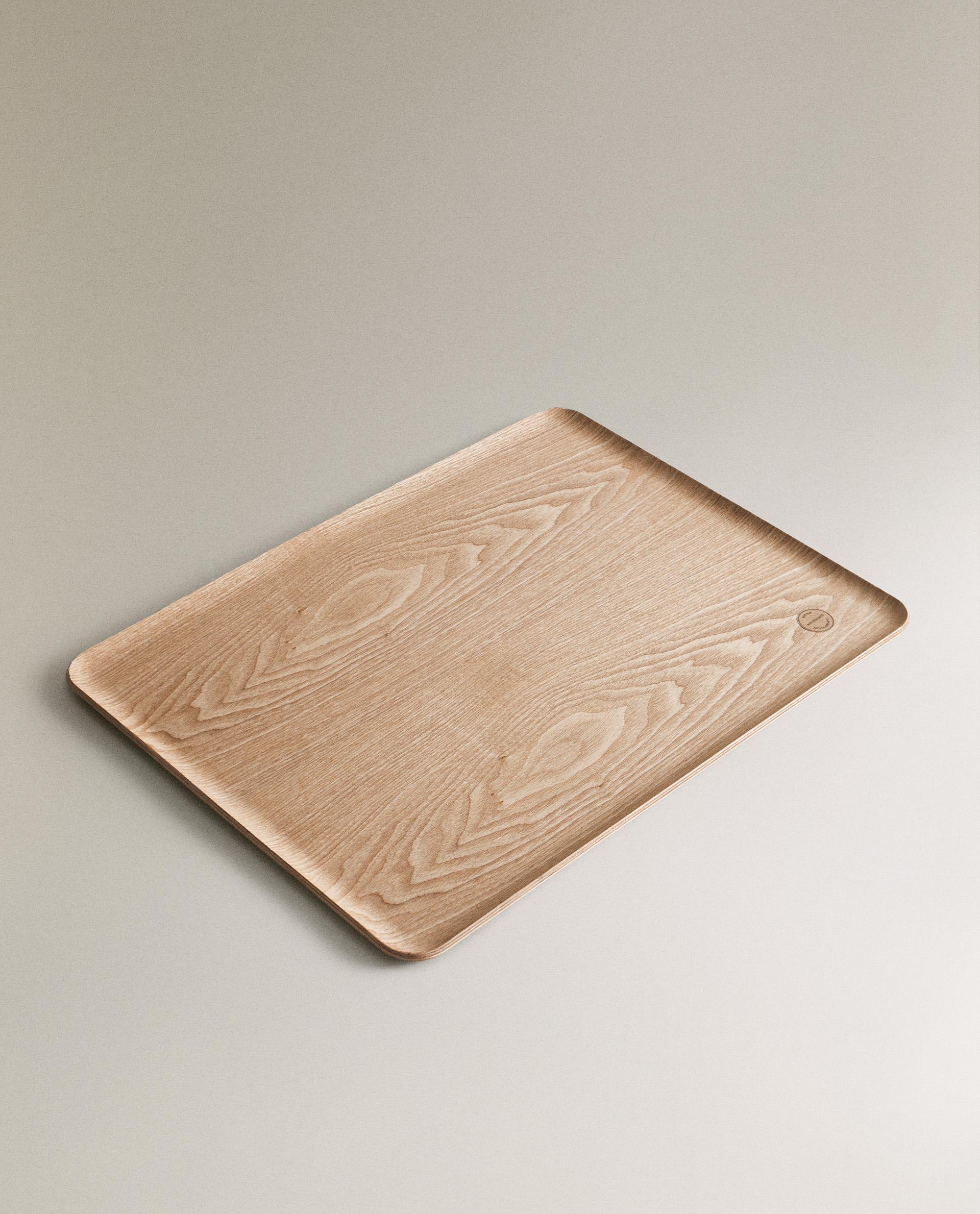 LARGE RECTANGULAR WOODEN TRAY product thumbnail 2