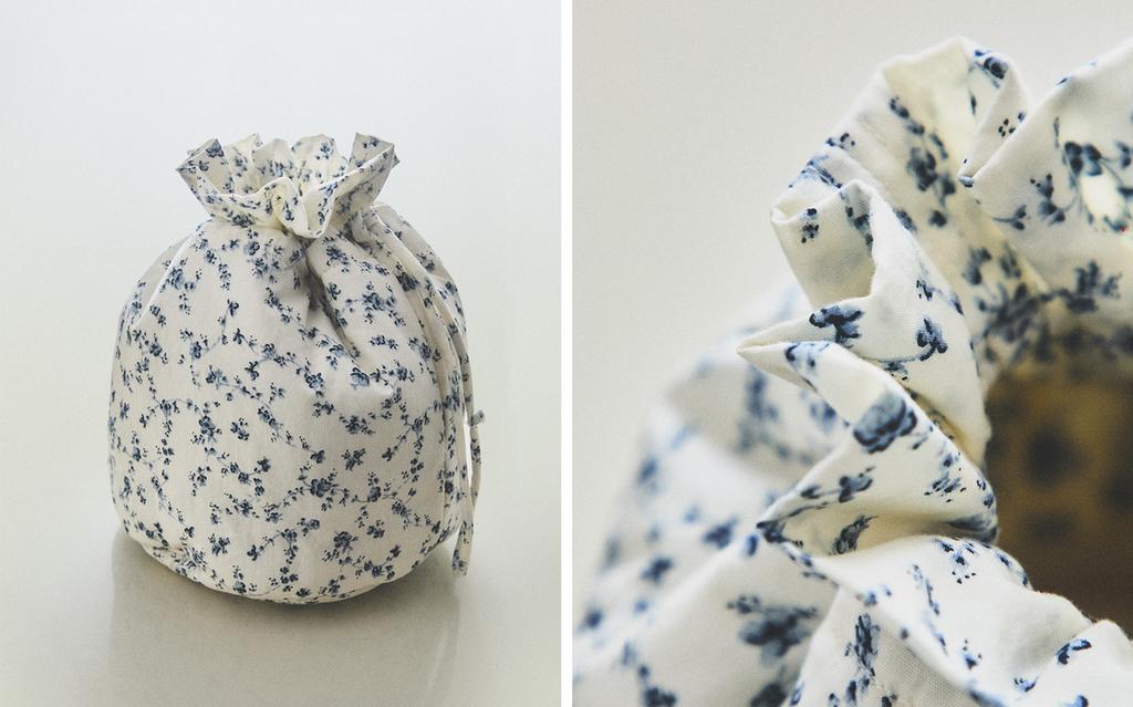 BABY BLUE FLORAL BUCKET BAG BABY BLUE FLORAL BUCKET BAG