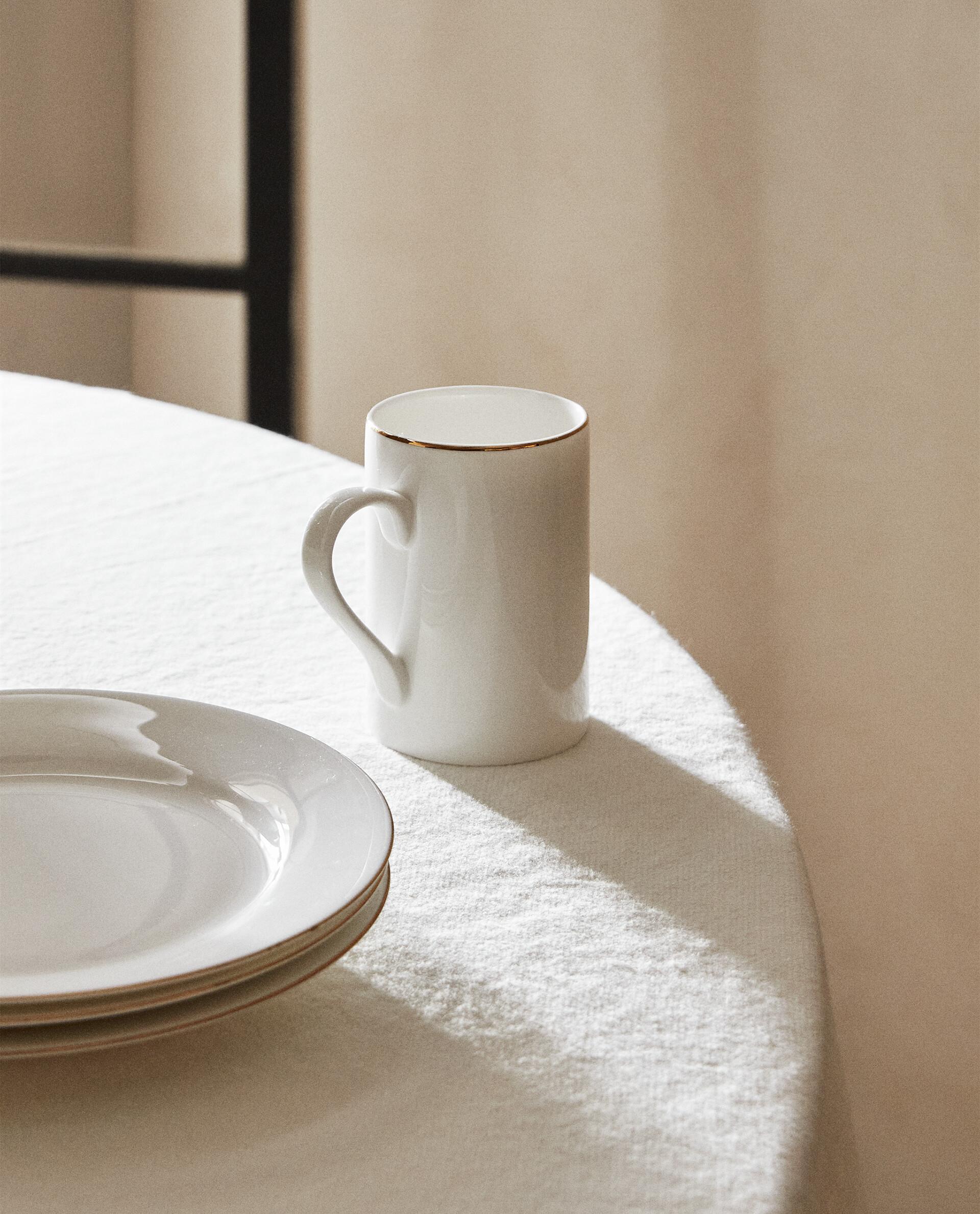 RIMMED BONE CHINA MUG product thumbnail 9