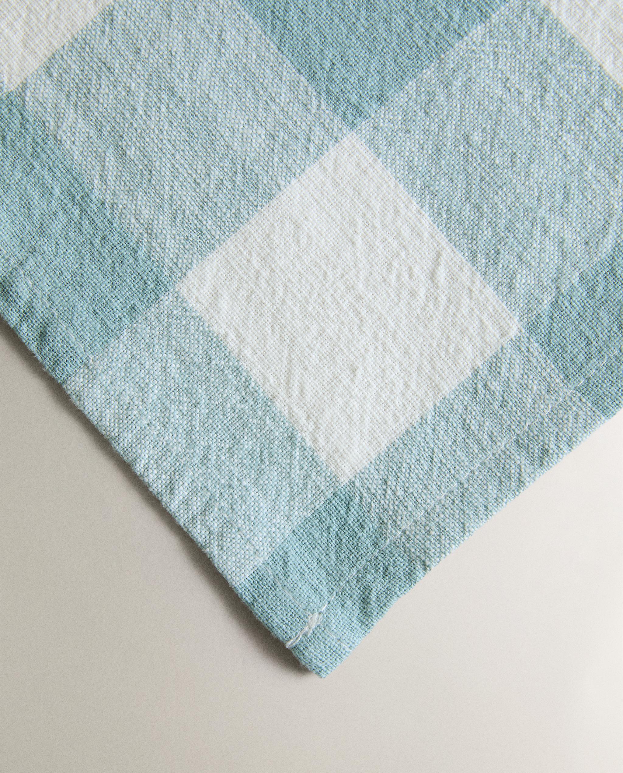 CHECK COTTON TABLECLOTH product thumbnail 2