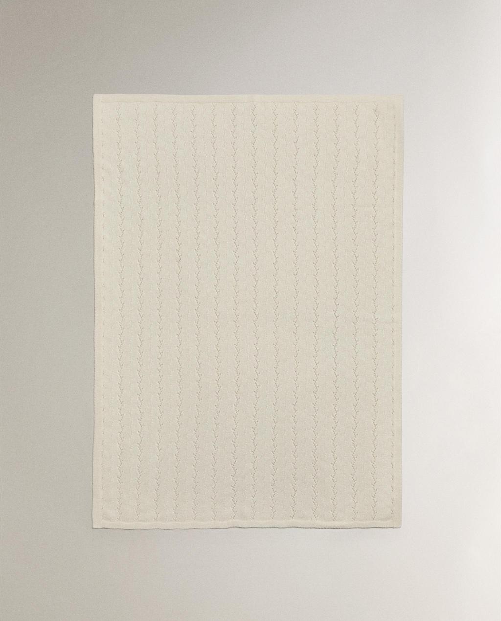 COPERTA NEONATO CASHMERE A MAGLIA