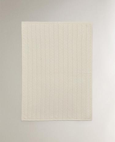 CASHMERE KNIT BABY BLANKET