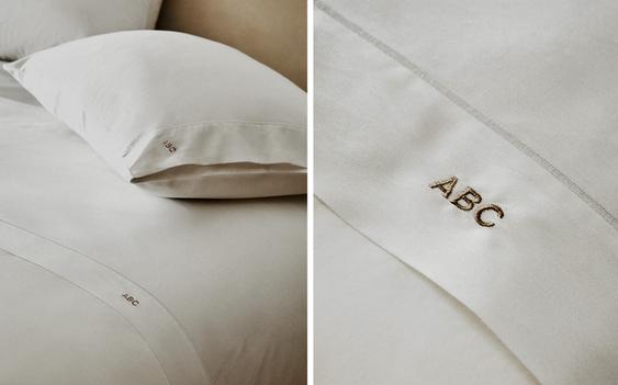 SATIJNEN BOVENLAKEN MET BIES (300-DRAADS)