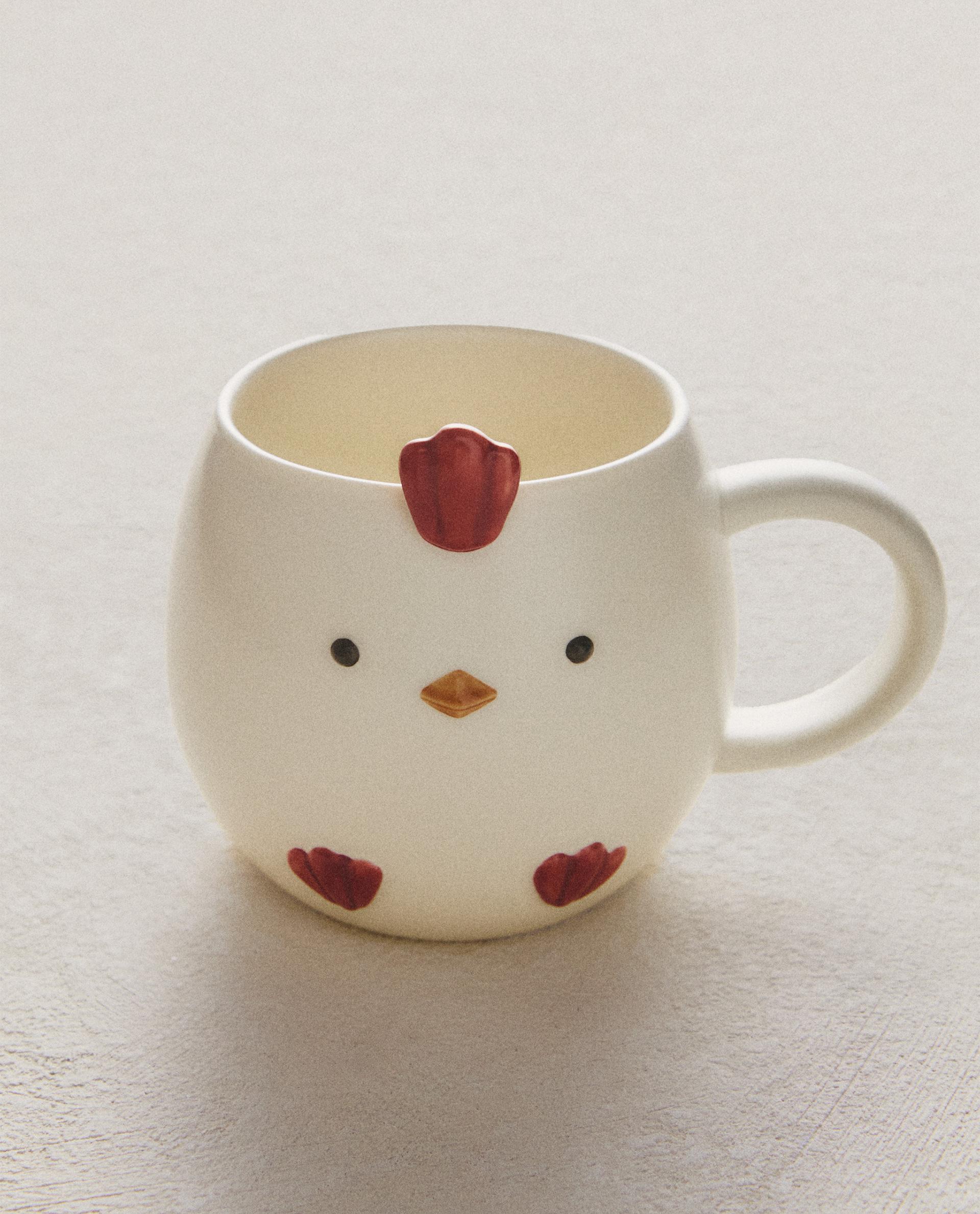 XÍCARA INFANTIL DE PORCELANA GALINHA XÍCARA INFANTIL DE PORCELANA GALINHA