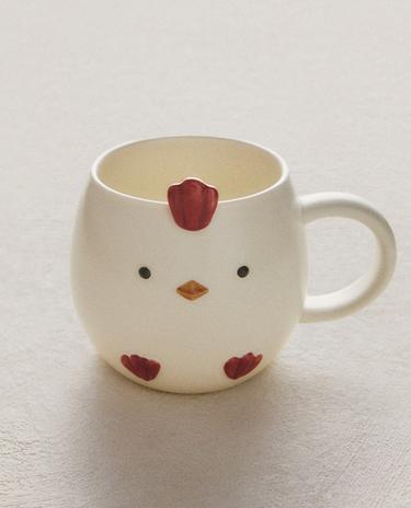 CANECA INFANTIL PORCELANA GALINHA