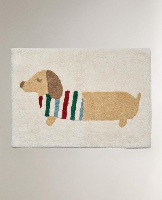 ALFOMBRA DE BAÑO INFANTIL PERRO