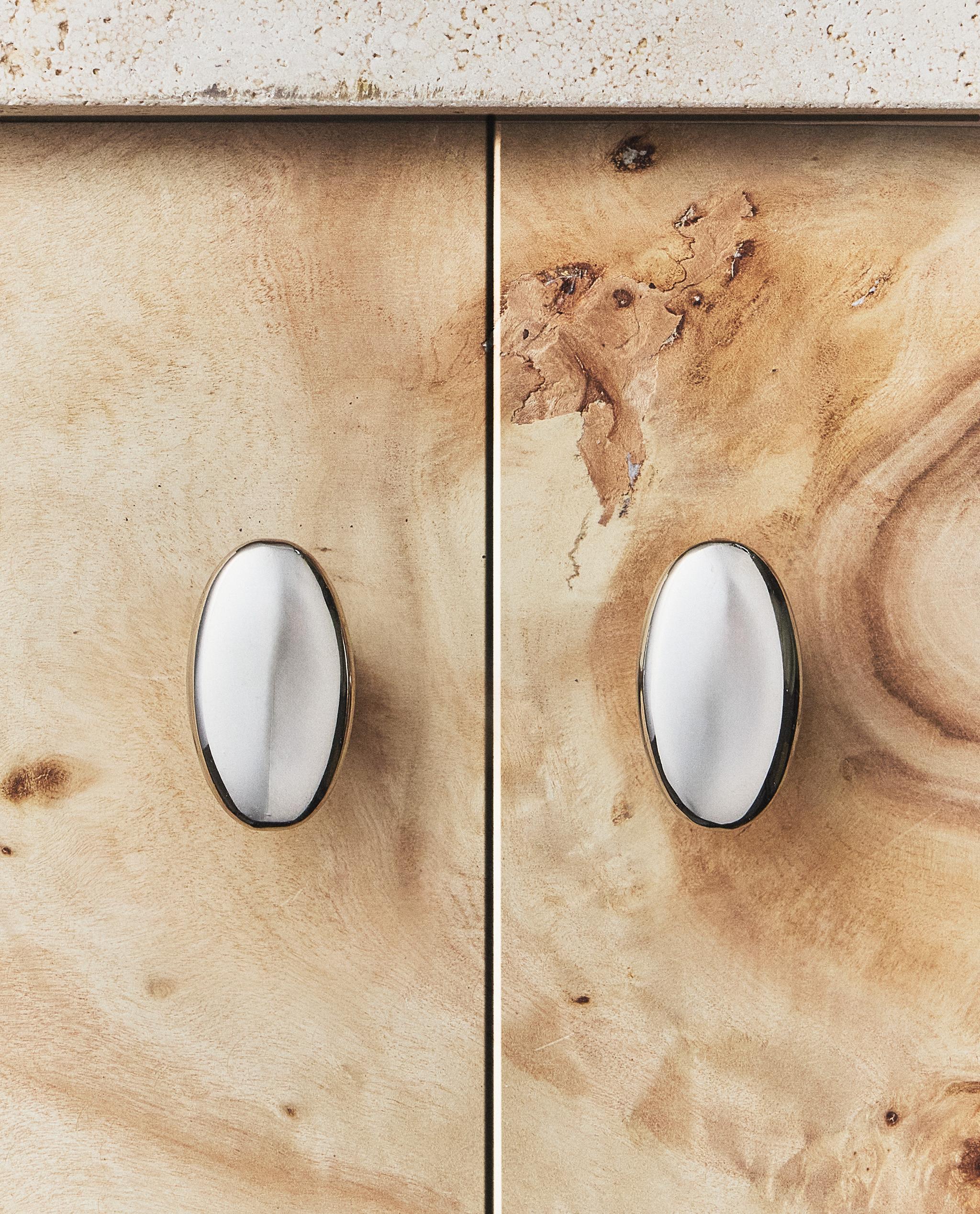 PACK OF OVAL METAL DOOR KNOBS (PACK OF 2) product thumbnail 7
