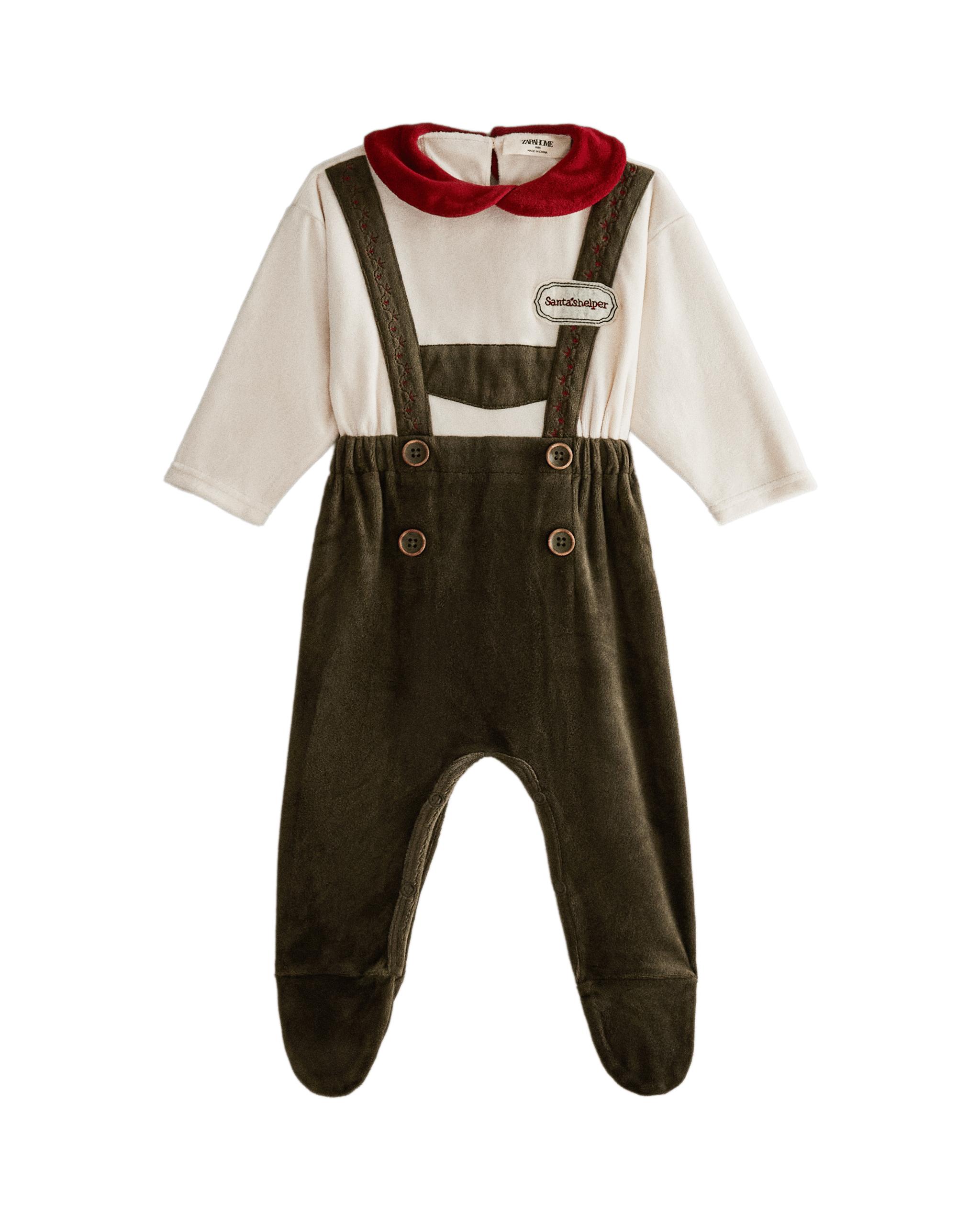 ZARA  エルフ ロンパース 帽子 セット ベビー エルフ クリスマス ロンパース | Zara Home 日本/Japan