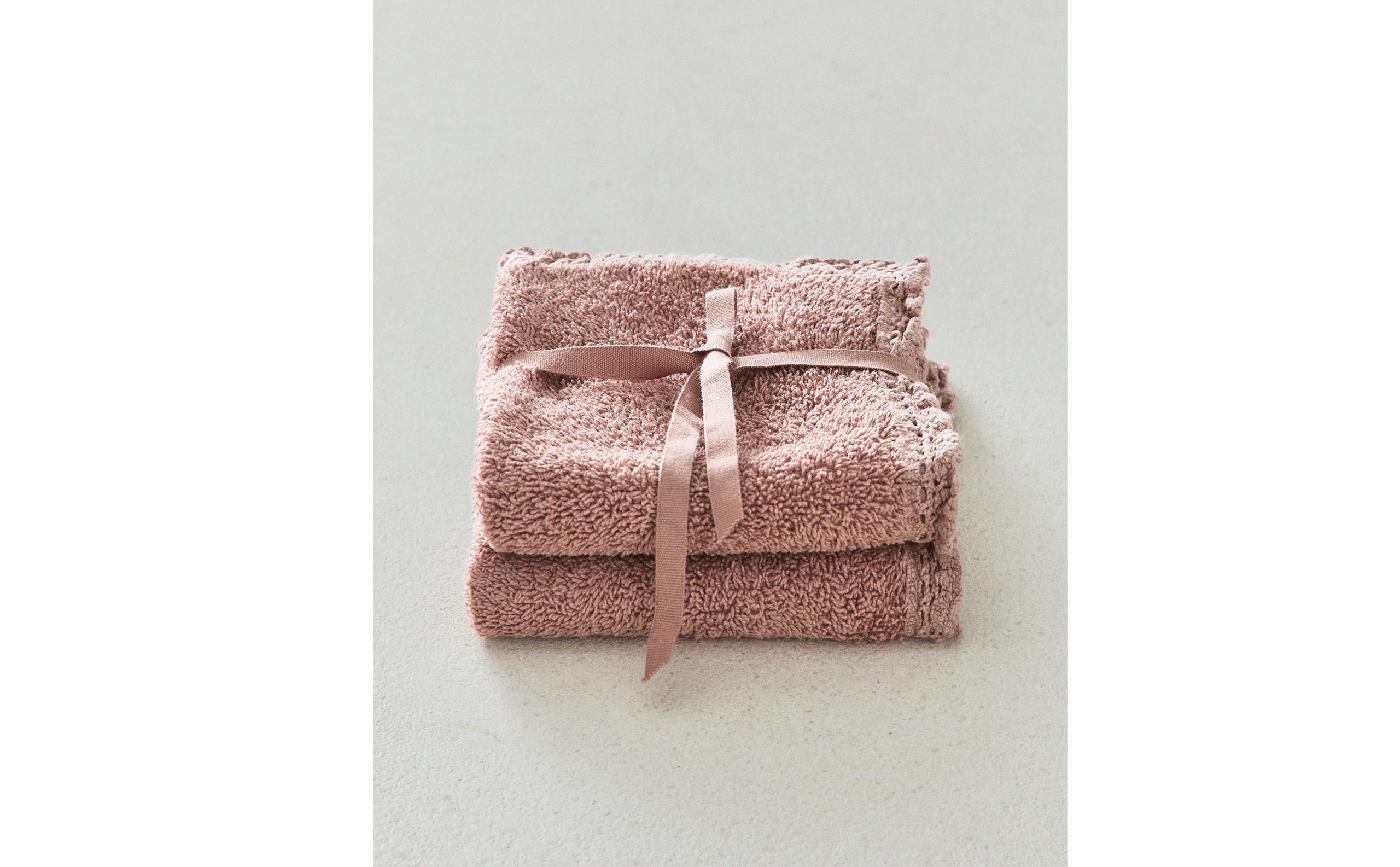 PACK OF HAND TOWELS WITH CROCHET BORDER (PACK OF 2) product thumbnail 9