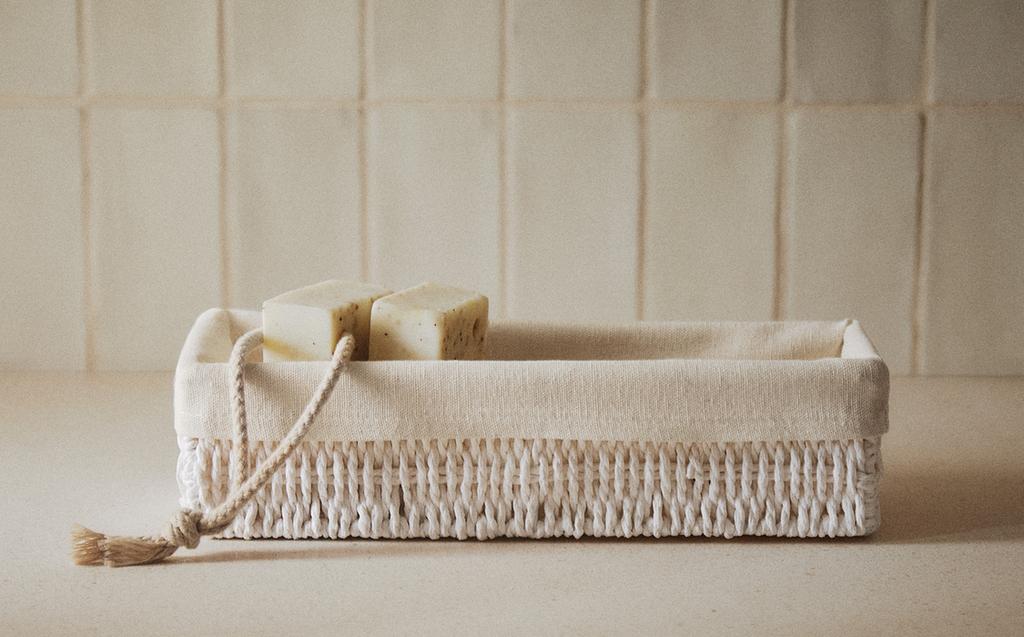 LONG BASKET WITH COTTON LINING LONG BASKET WITH COTTON LINING