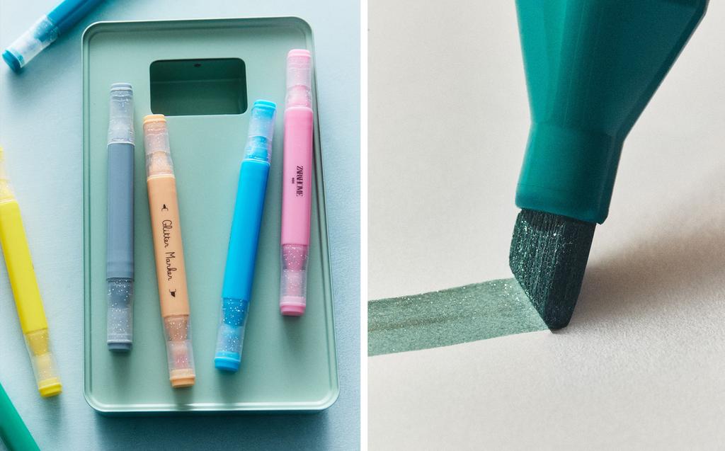 KINDER-GLITTER-MARKER (12ER-PACK)