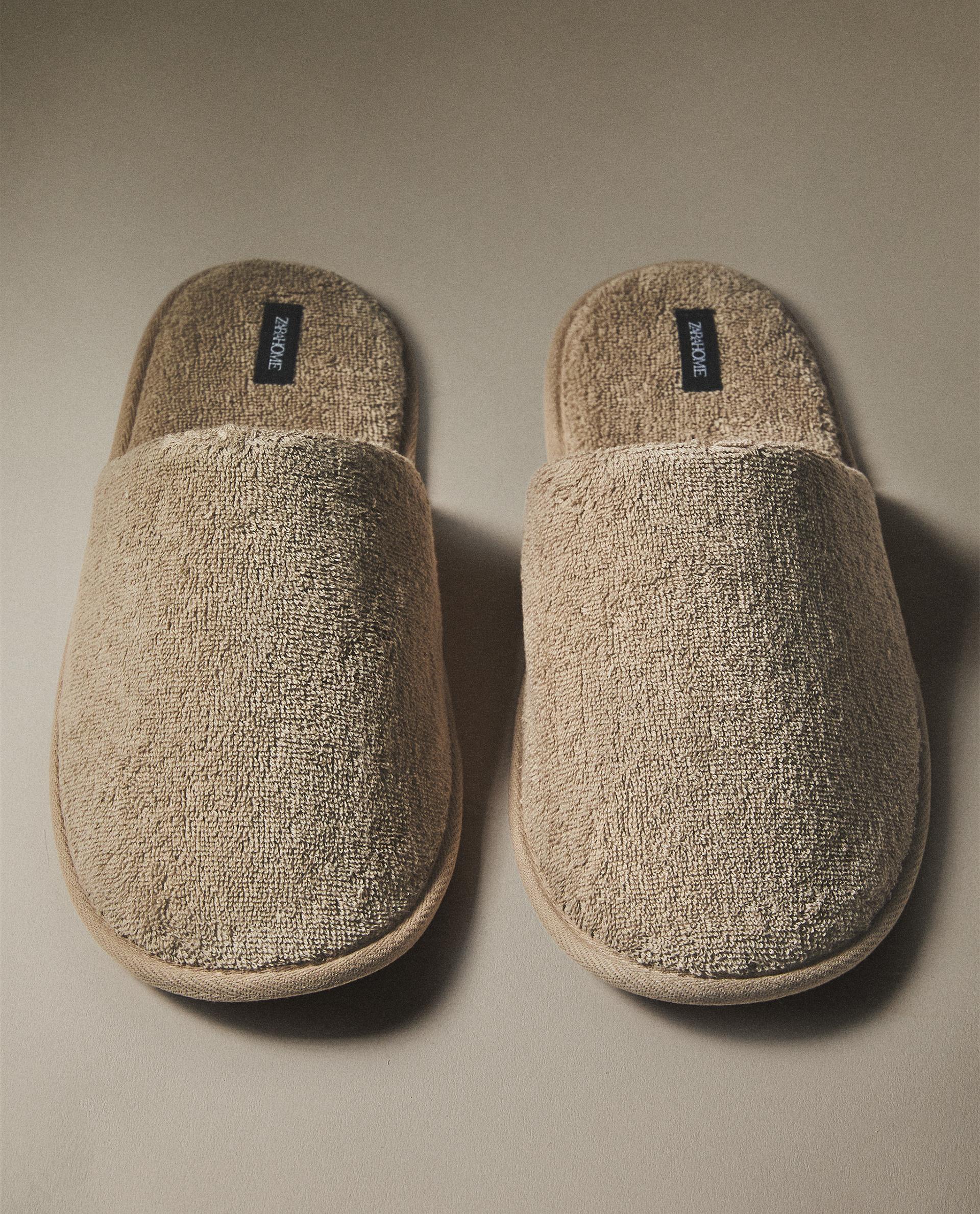 Nuove Pantofole/ciabatte Da Uomo In Pelle Marrone Naturale/lana Di Pecora - Italia - Foto 5