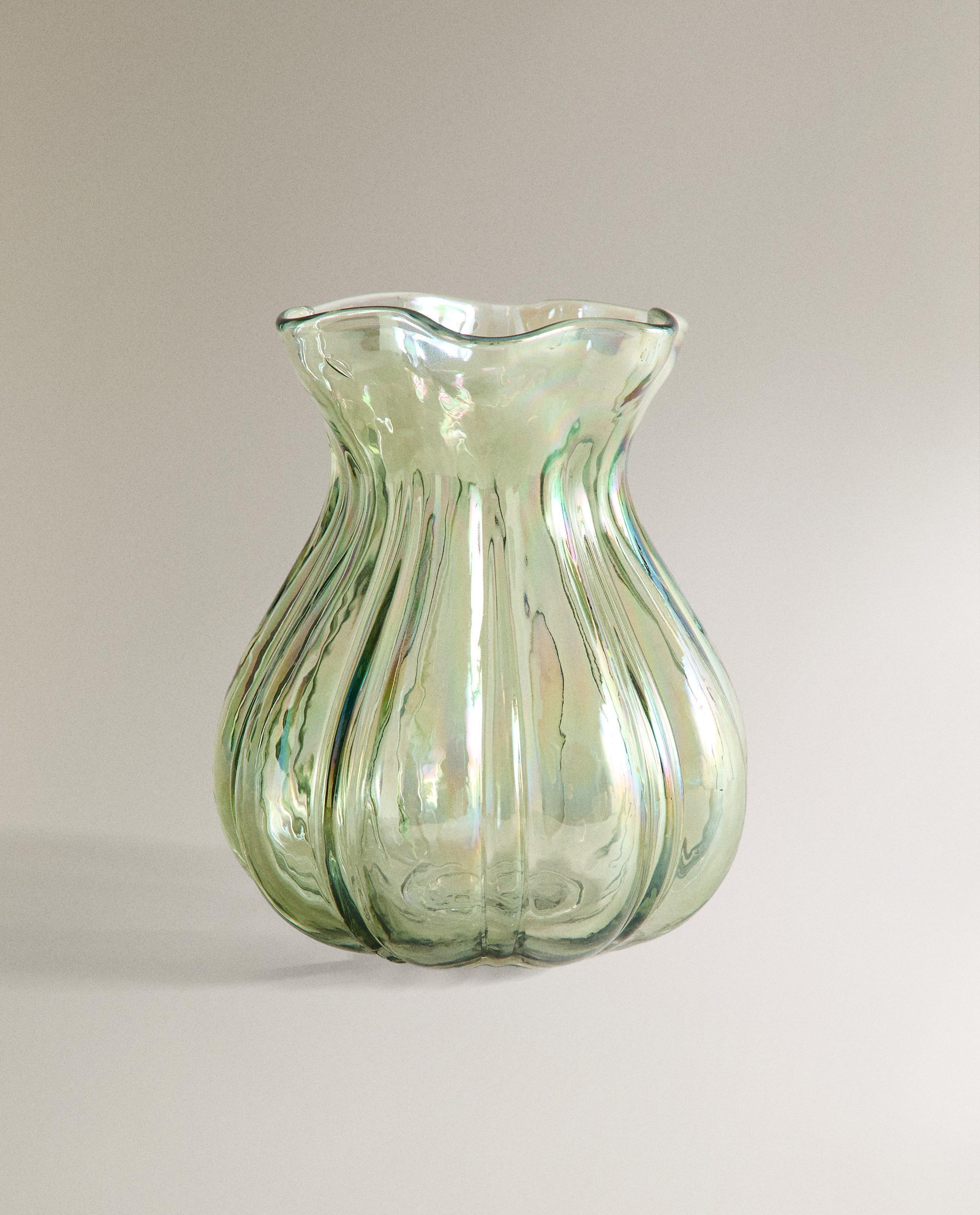 波型ガラスベース | Zara Home 日本/Japan