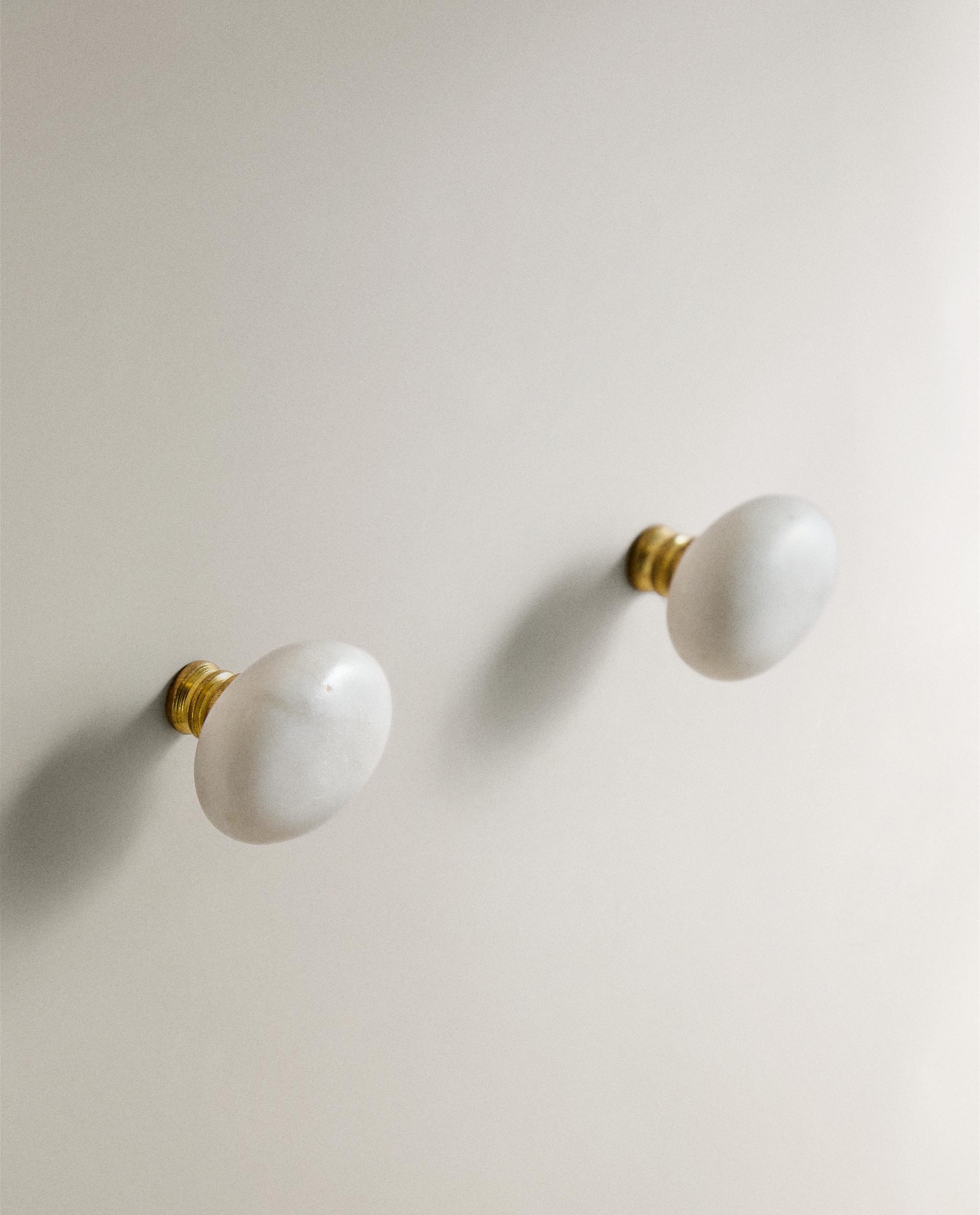 PACK OF OVAL MARBLE DOOR KNOBS (PACK OF 2) product thumbnail 3