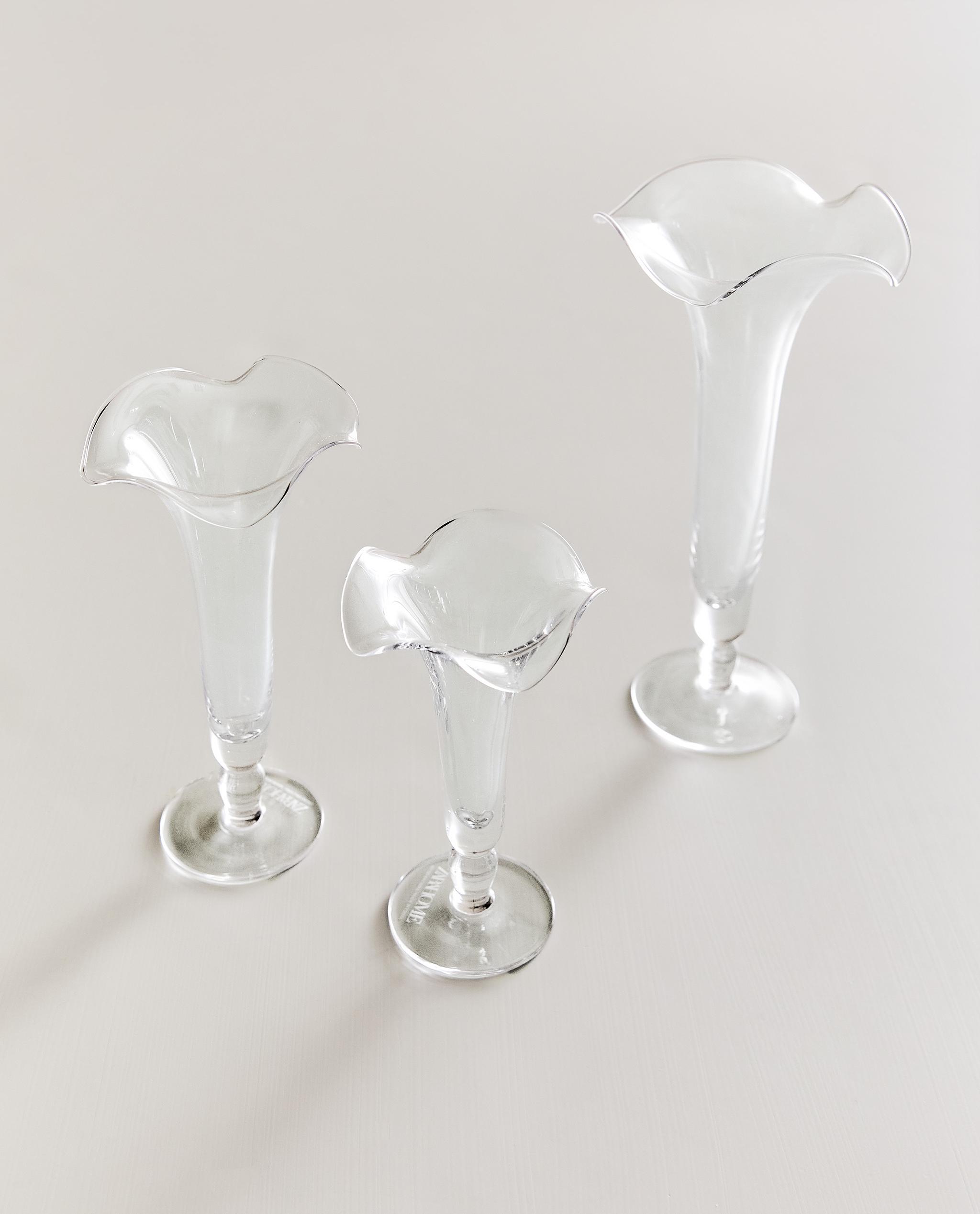 FLOWER-SHAPED GLASS VASE | Zara Home United States of America