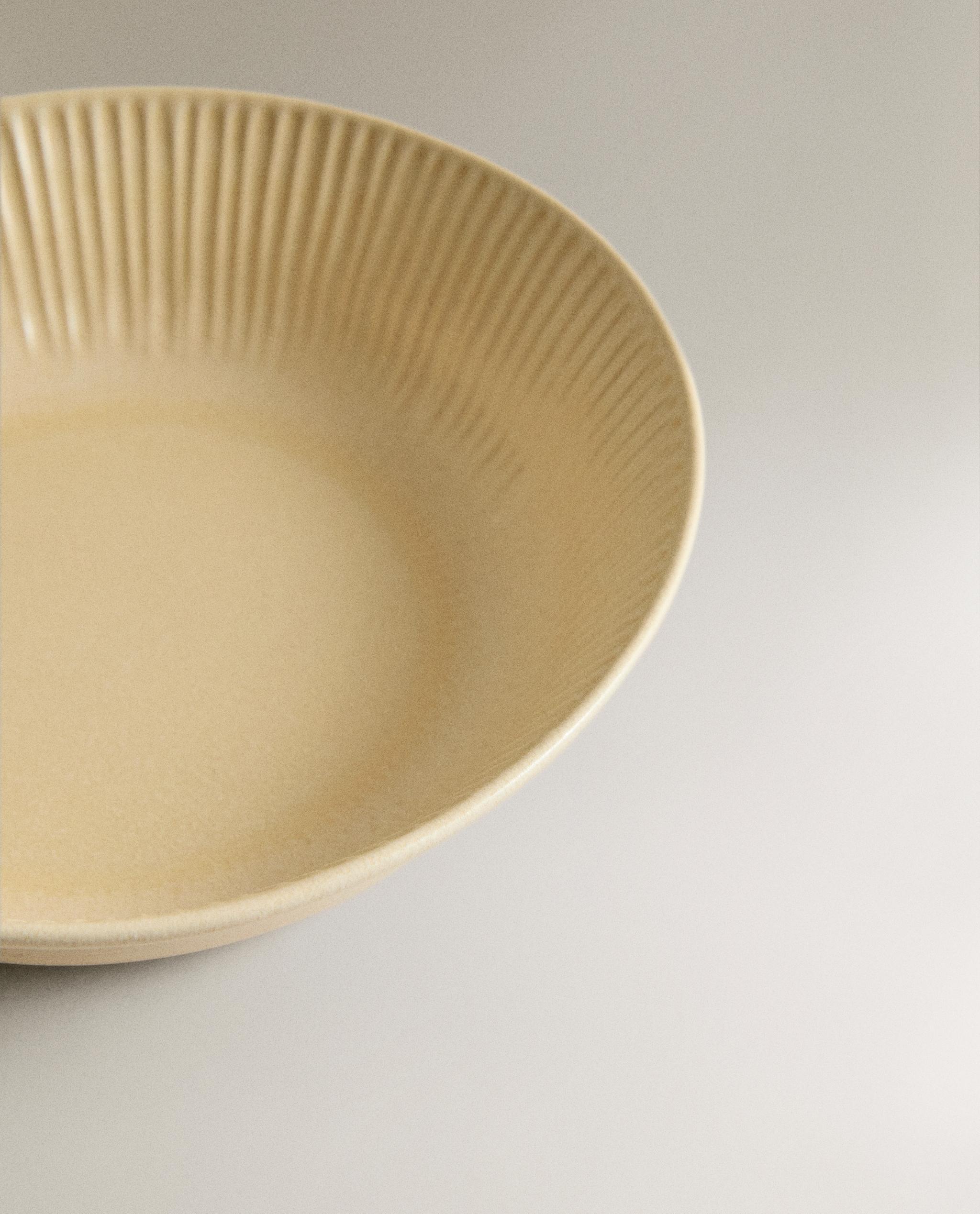 SCORED STONEWARE SOUP PLATE product thumbnail 5