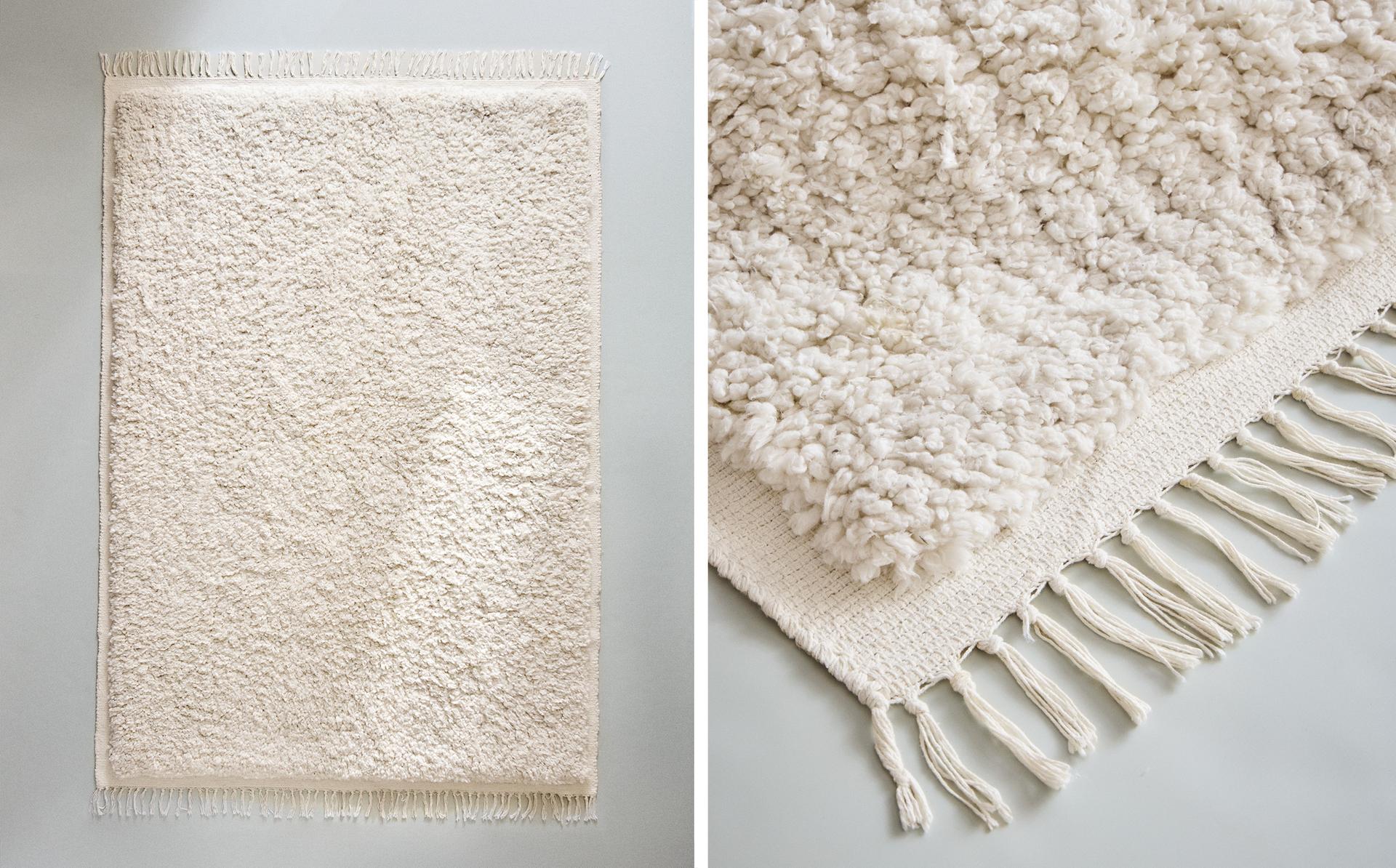 RECTANGULAR TEXTURED COTTON RUG RECTANGULAR TEXTURED COTTON RUG