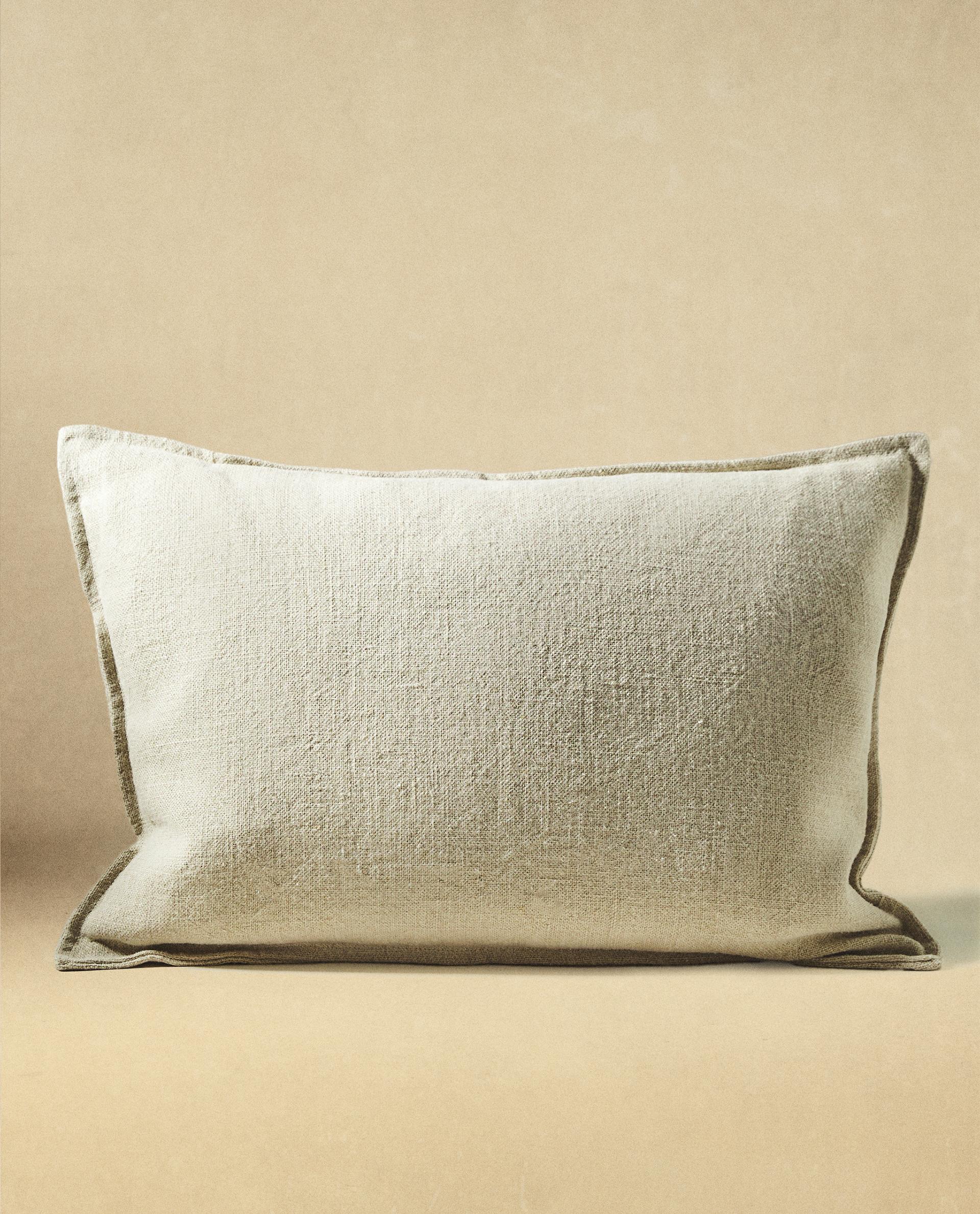 SARUNG BANTAL SANDARAN LINEN SETIK BALIK