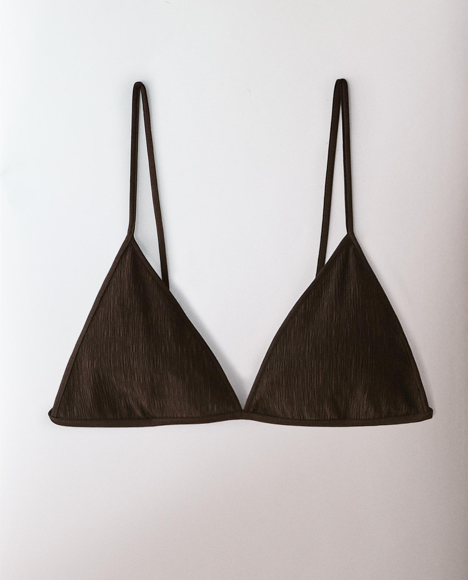 ZARA HOME トライアングル ビーチ ビキニトップス 8120/609 スモック織り ビーチ ビキニトップス | Zara Home 日本/Japan