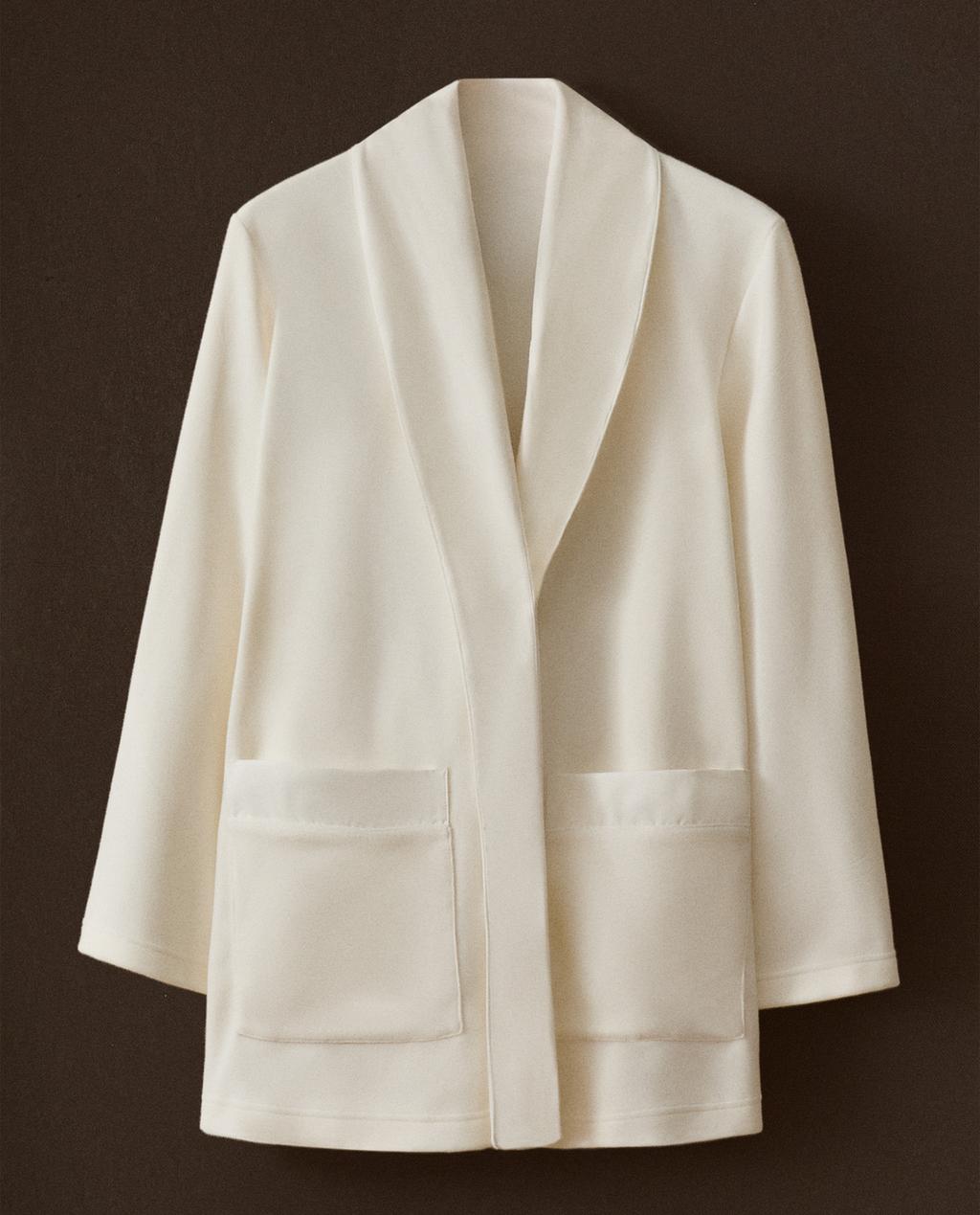 ROBE DE CHAMBRE COURTE EN POLAIRE