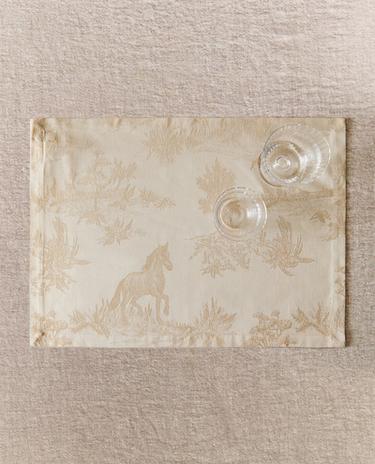 JACQUARD HORSE PLACEMAT