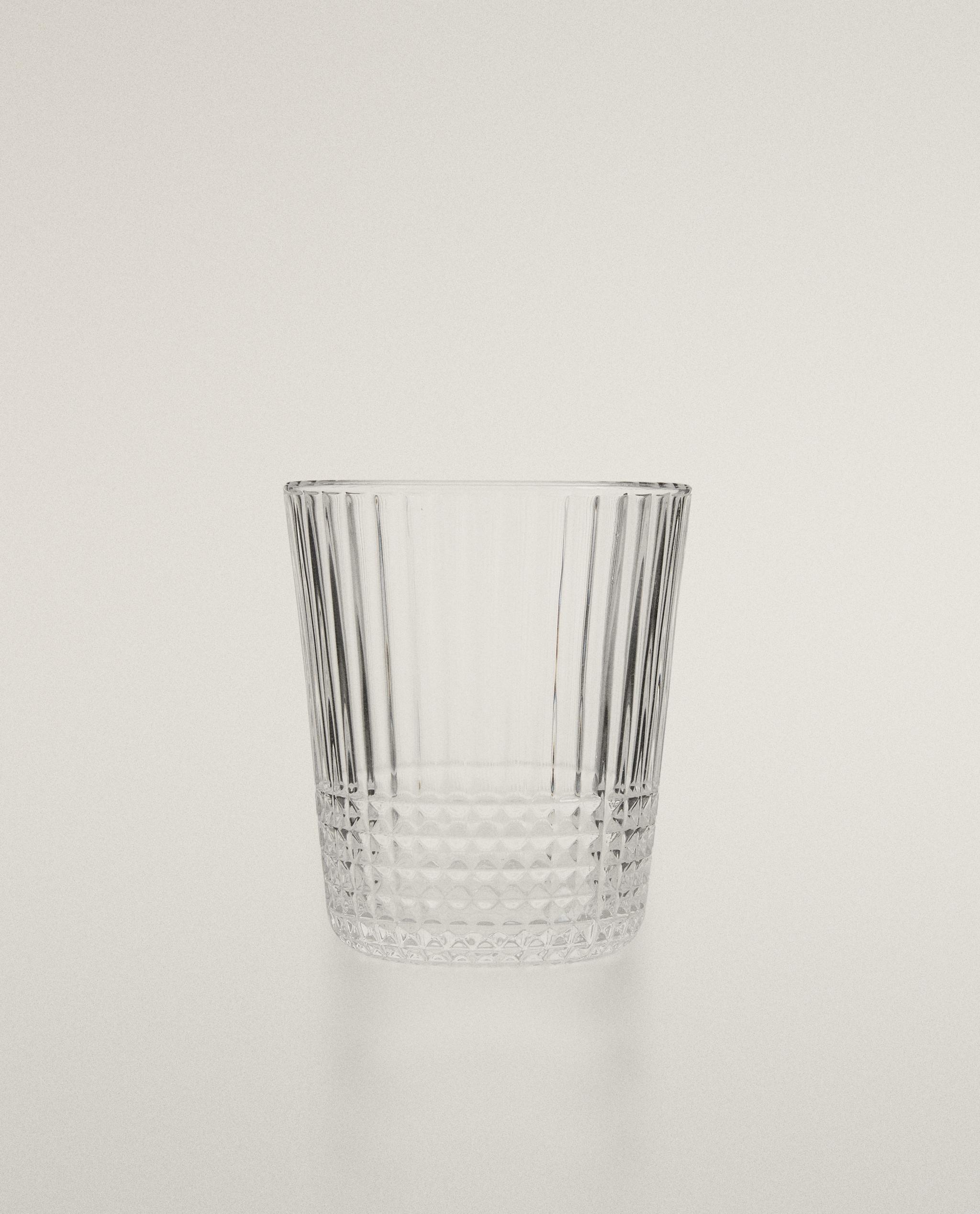 RAISED GEOMETRIC DESIGN GLASSWARE product thumbnail 7