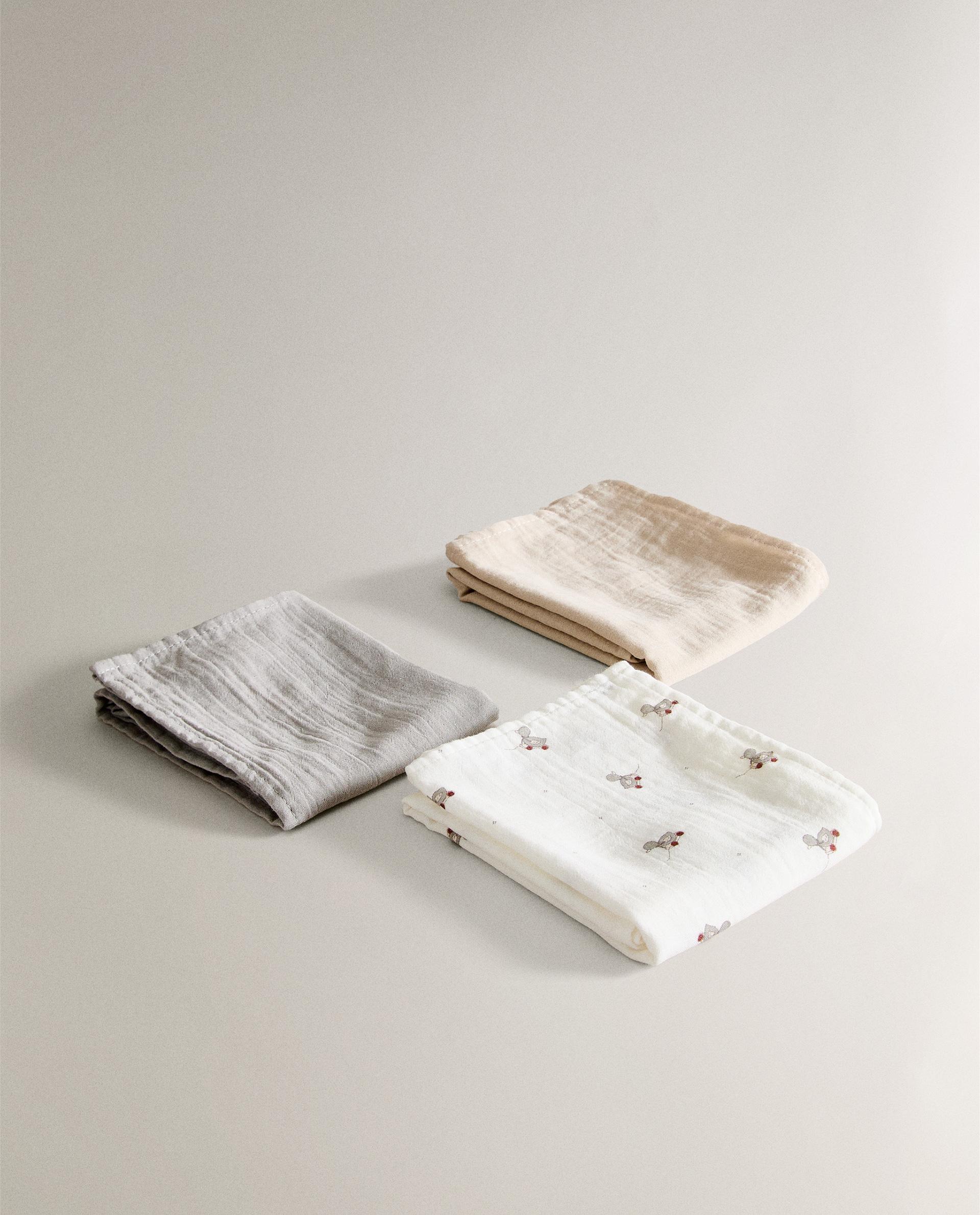 PACK OF CHILDREN’S DUCK MUSLIN CLOTHS (PACK OF 3)