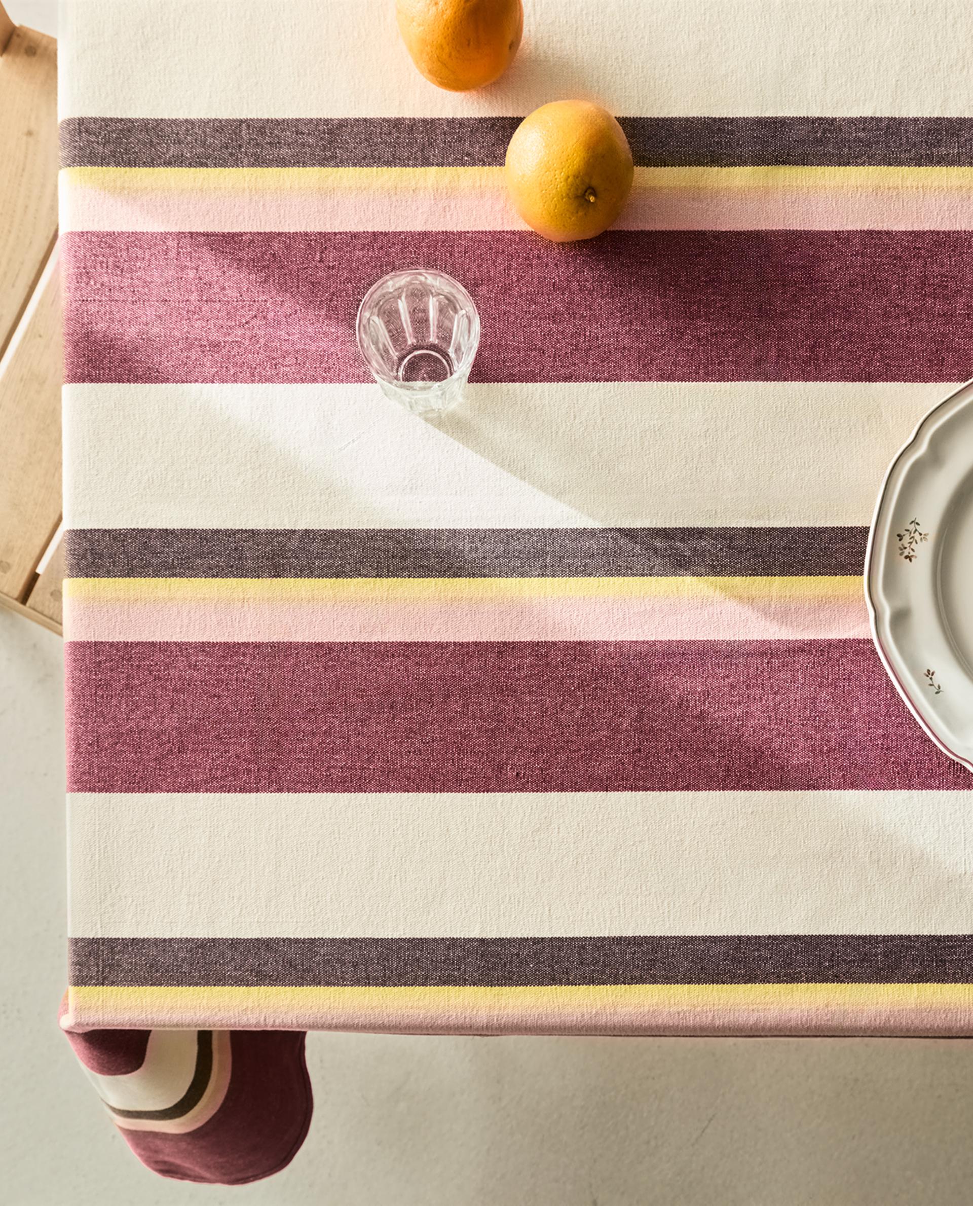 コットン ストライプ テーブルクロス X COLLAGERIE | Zara Home