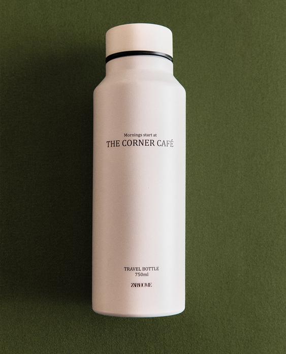 BOTELLA "THE CORNER CAFÉ" INOXIDABLE BOTELLA "THE CORNER CAFÉ" INOXIDABLE