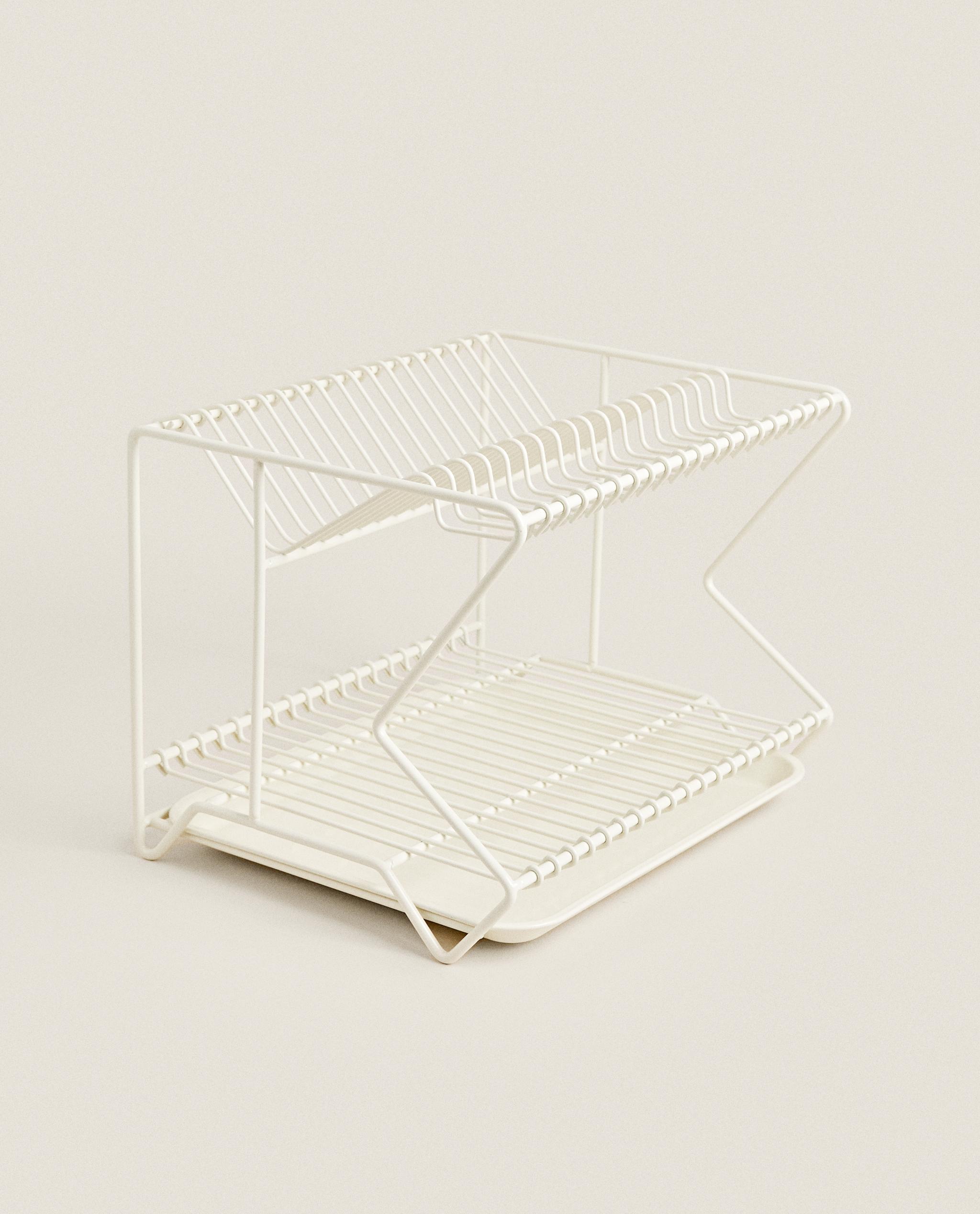 METAL DISH DRAINER WITH TRAY product thumbnail 2