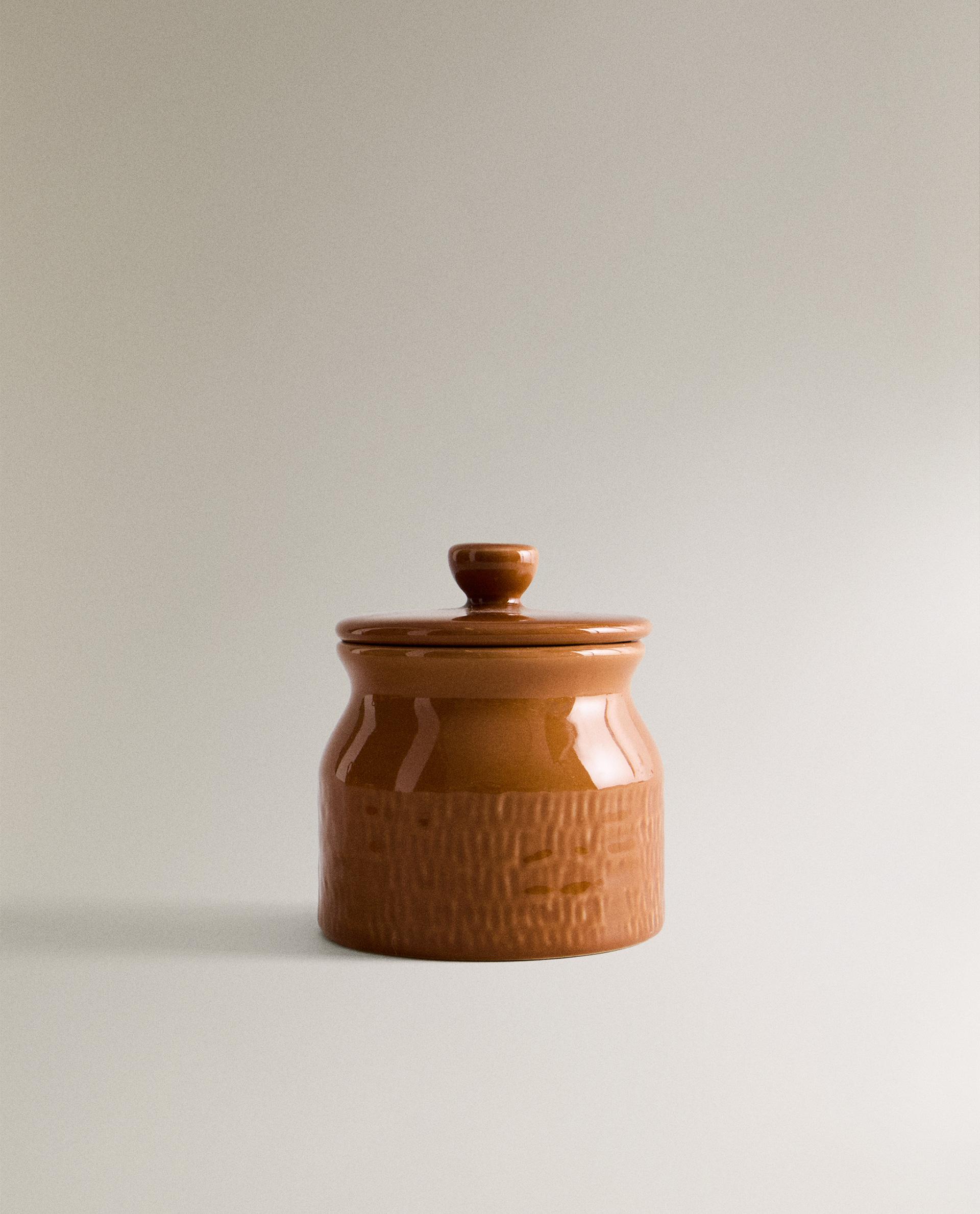 ホットストーン 23個セット キャラメル ストーンウェア シュガーポット | Zara Home 日本/Japan