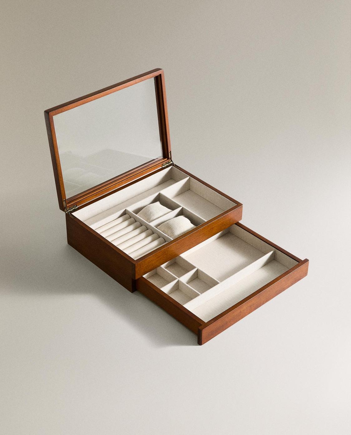 BOÎTE À BIJOUX EN BOIS MOYENNE