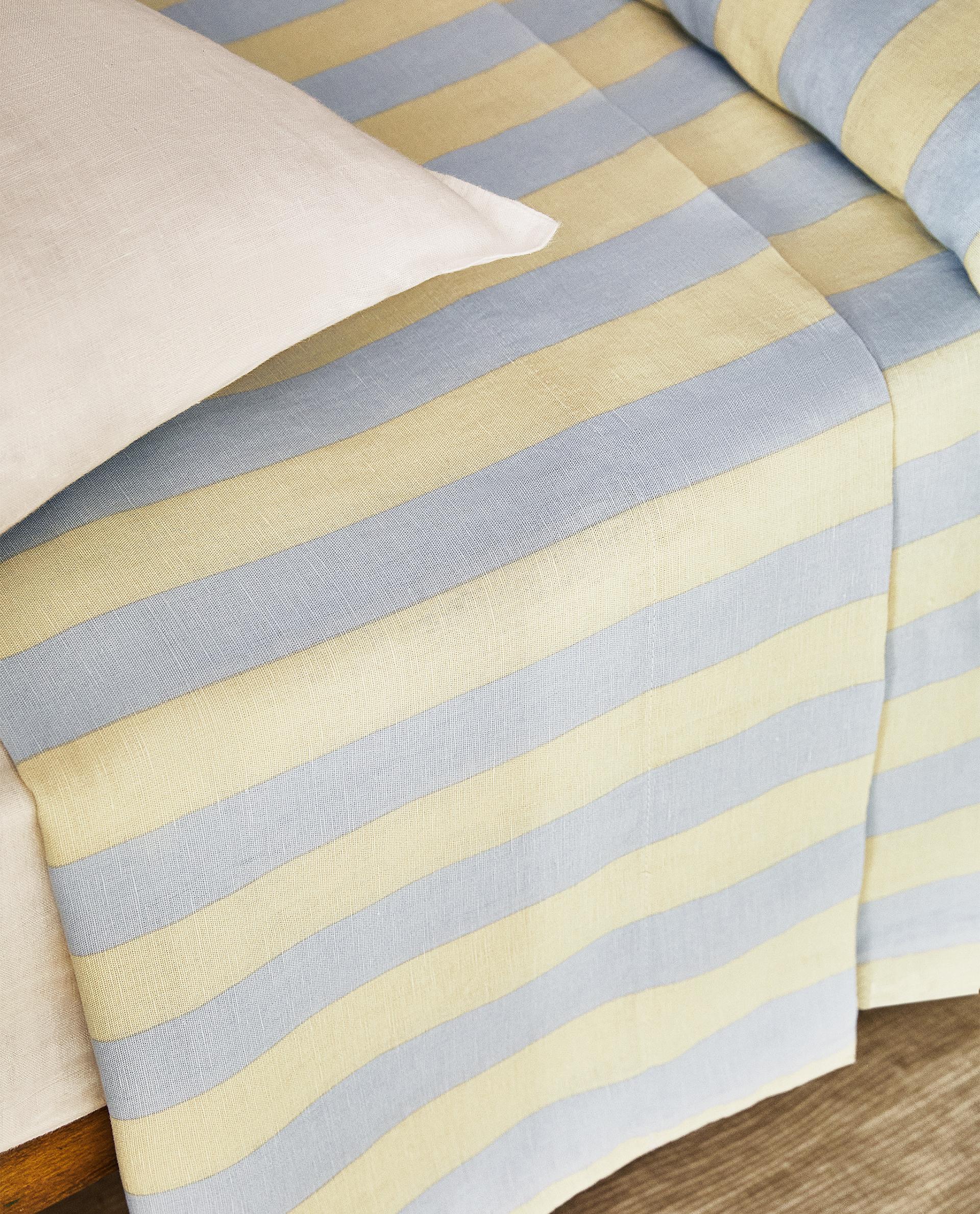 CHILDREN’S STRIPE PRINT FLAT SHEET