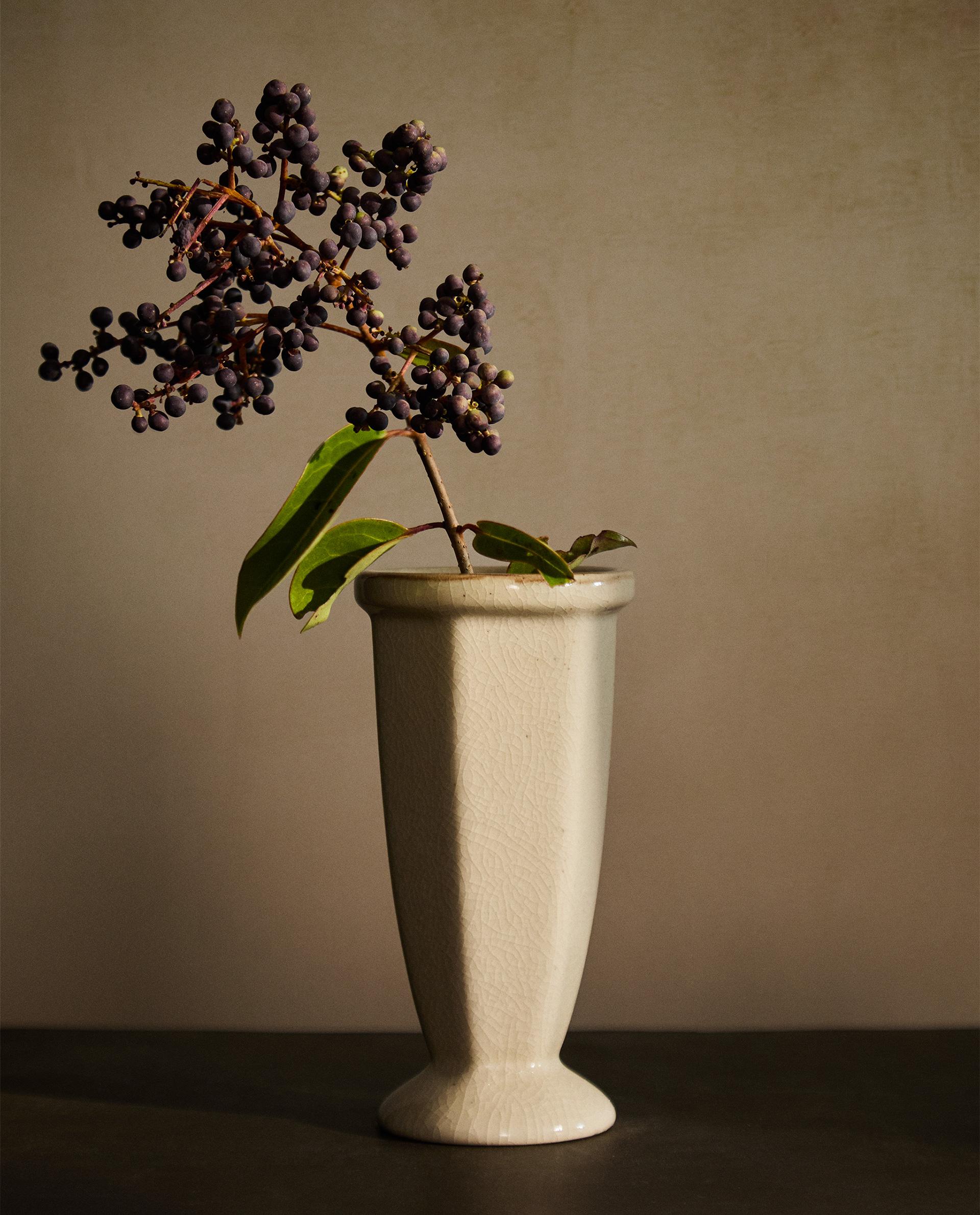 CERAMIC GLASS VASE