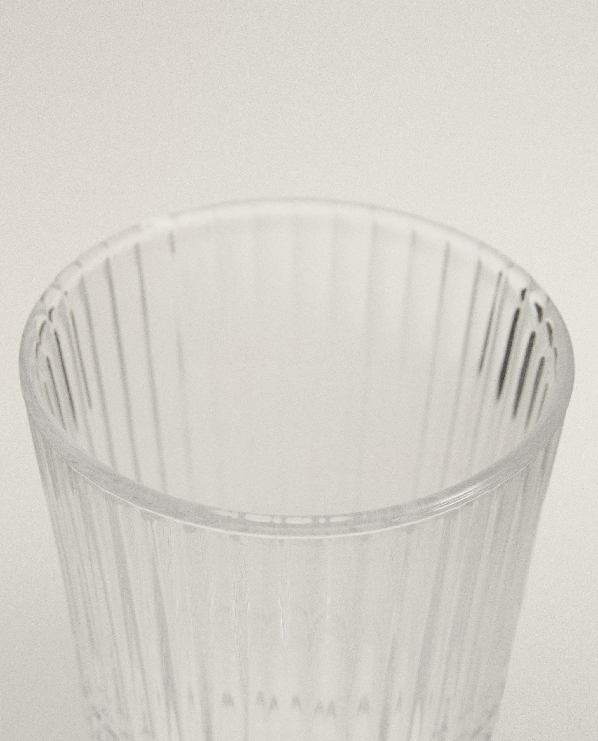 RAISED GEOMETRIC DESIGN GLASSWARE product thumbnail 5