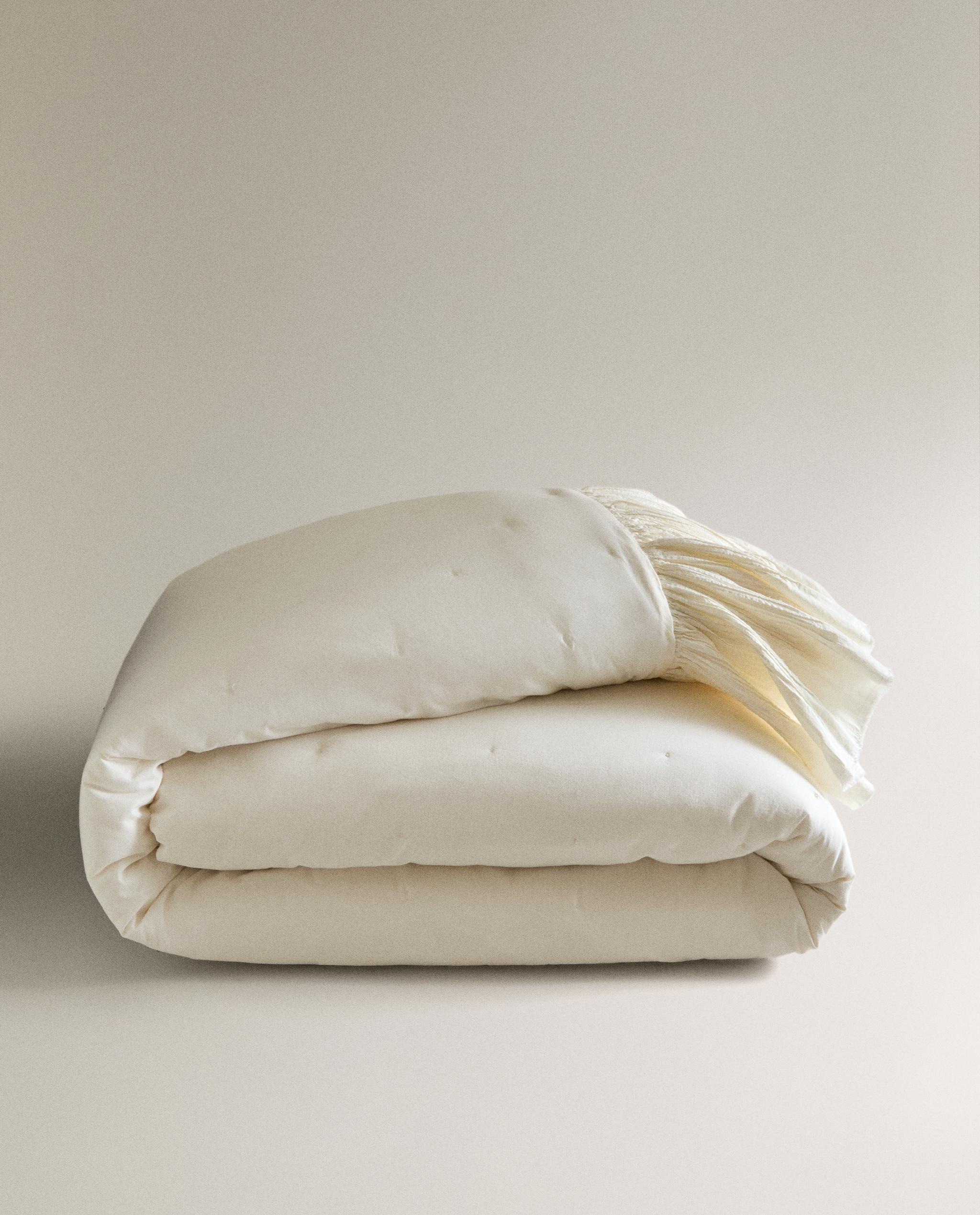 FRILLED COTTON QUILTED BEDSPREAD product thumbnail 5