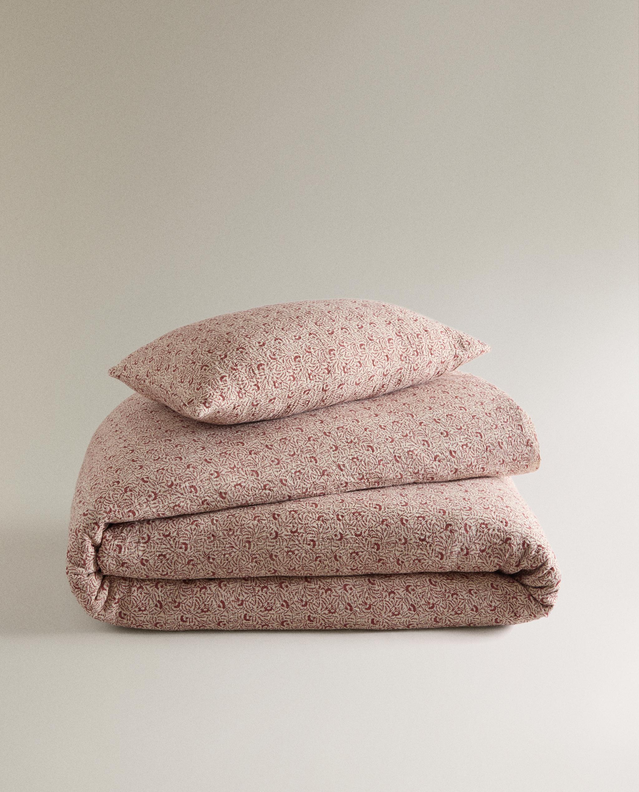 BRANCH PRINT COTTON AND LINEN BEDSPREAD product thumbnail 2
