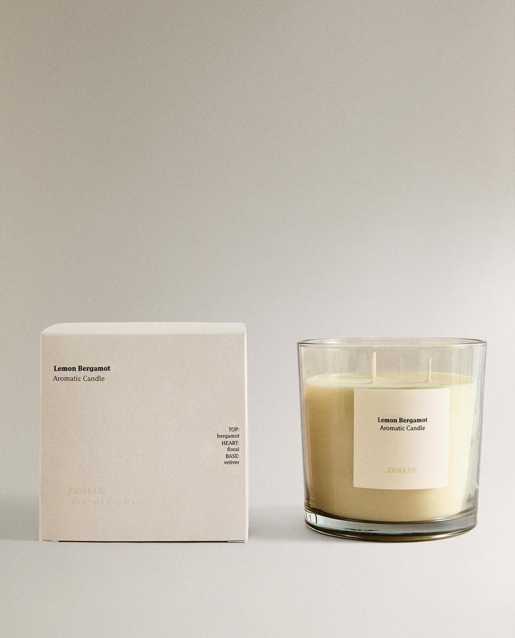 (620 G) DUFTKERZE LEMON BERGAMOT