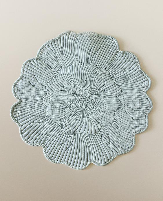 PEONY FLOWER PLACEMAT PEONY FLOWER PLACEMAT