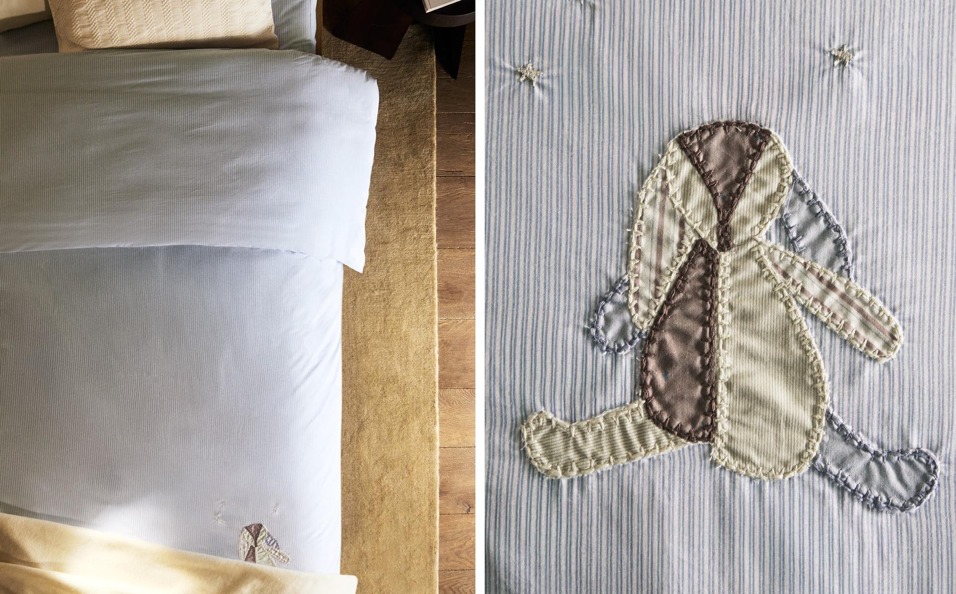 FUNDA NÓRDICA INFANTIL ALGODÓN CONEJO