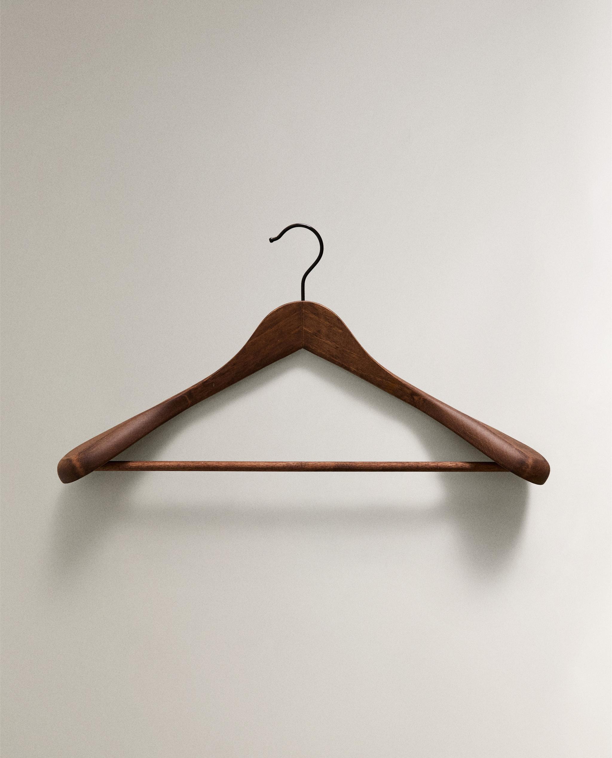 WOODEN FINISH COAT HANGER product thumbnail 4