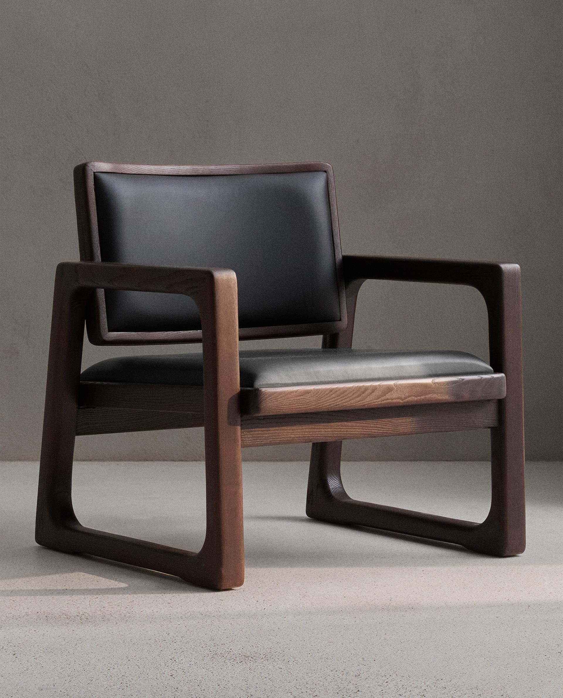 ZARA HOME チーク＆ラタン アームチェアラウンジチェア